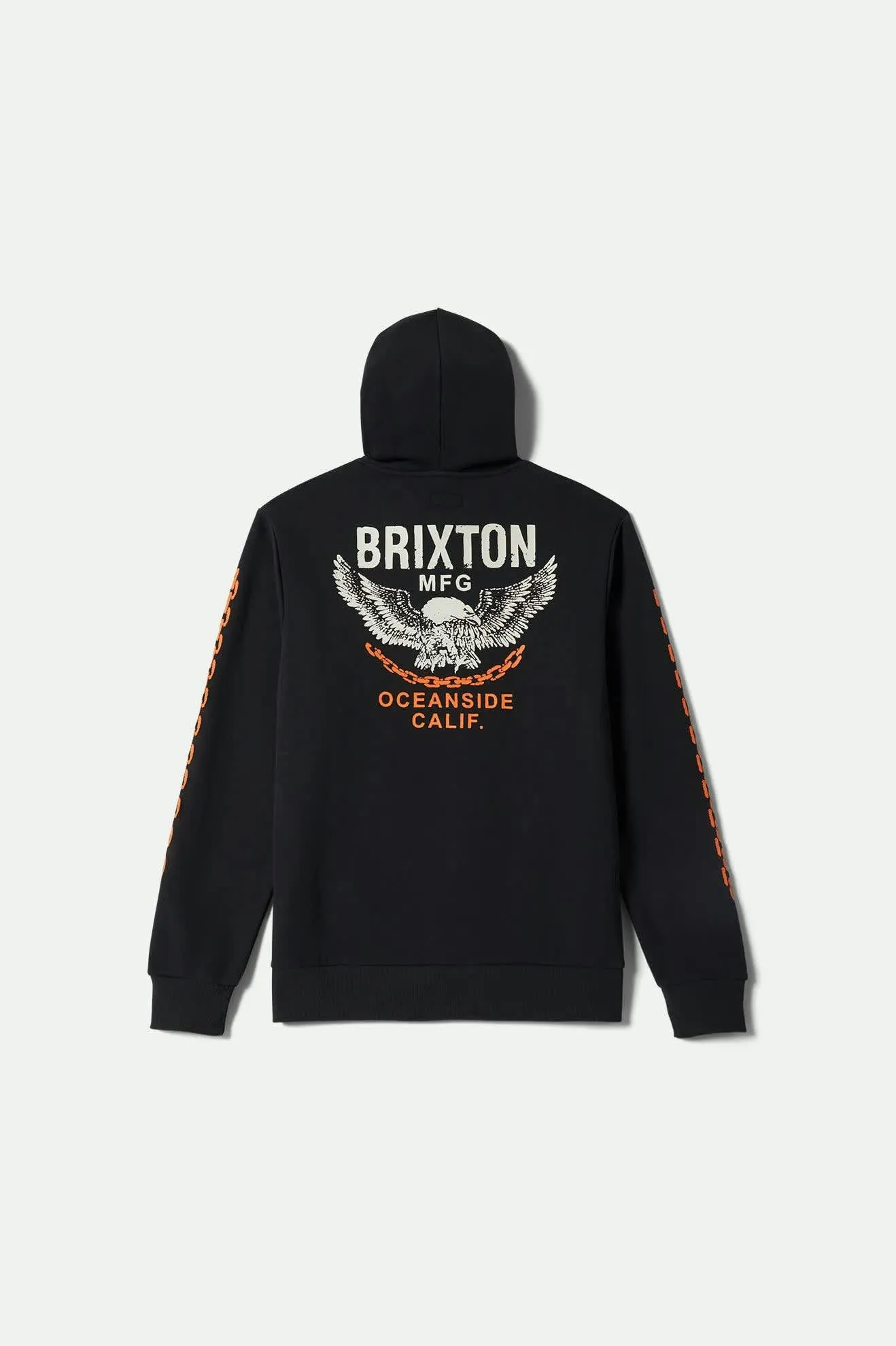 Waller Hoodie - Black sold by Brixton product image thumbnail 5