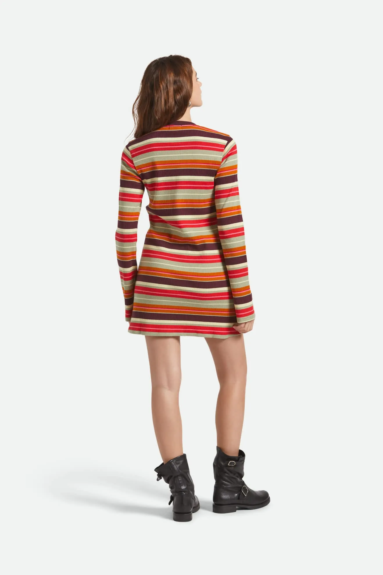 Dolly L/S Knit Dress - Multi Stripe sold by Brixton product image thumbnail 4