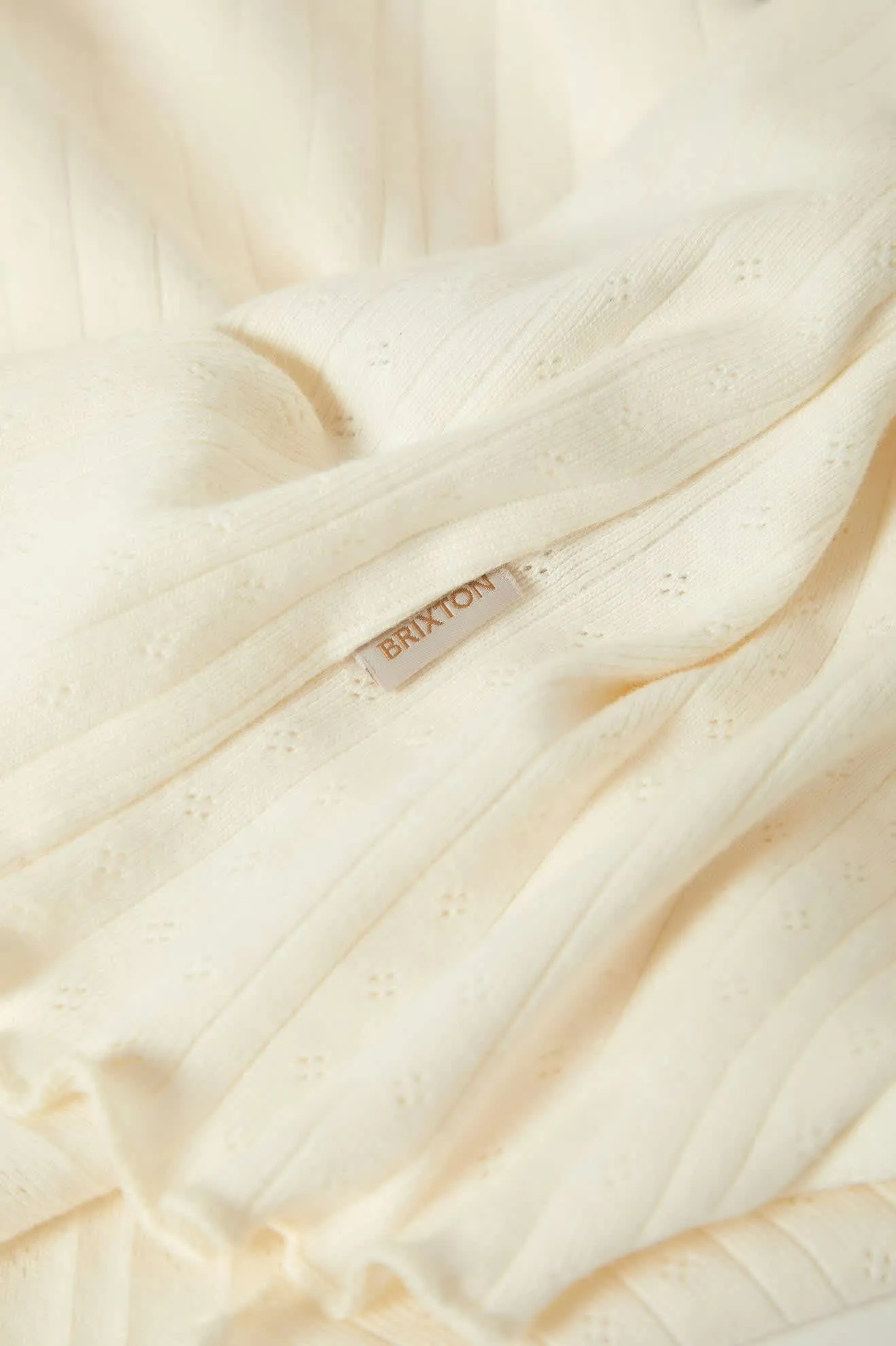 Dolly Slim L/S Knit T-Shirt - Off White sold by Brixton product image thumbnail 3