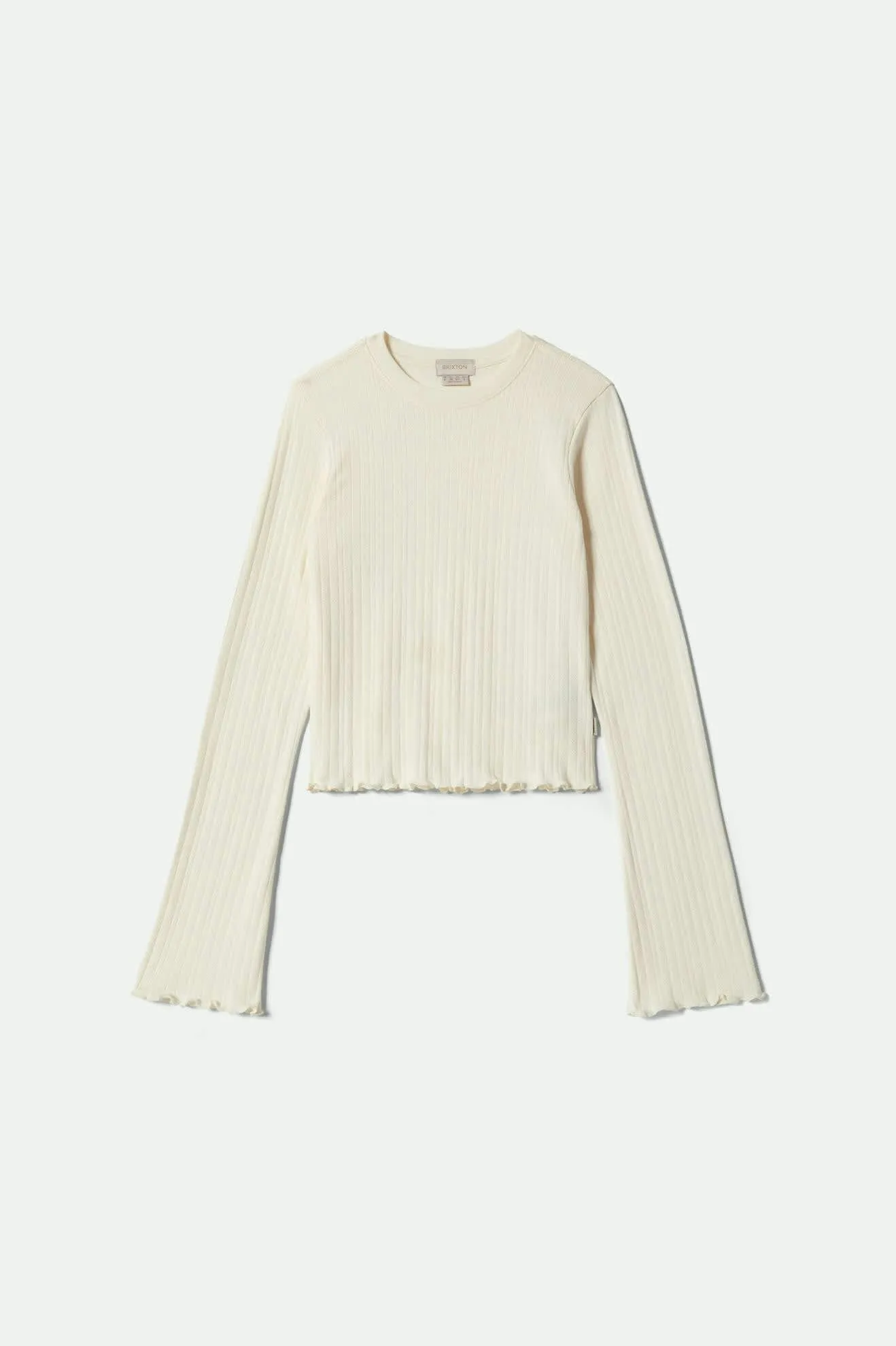 Dolly Slim L/S Knit T-Shirt - Off White sold by Brixton