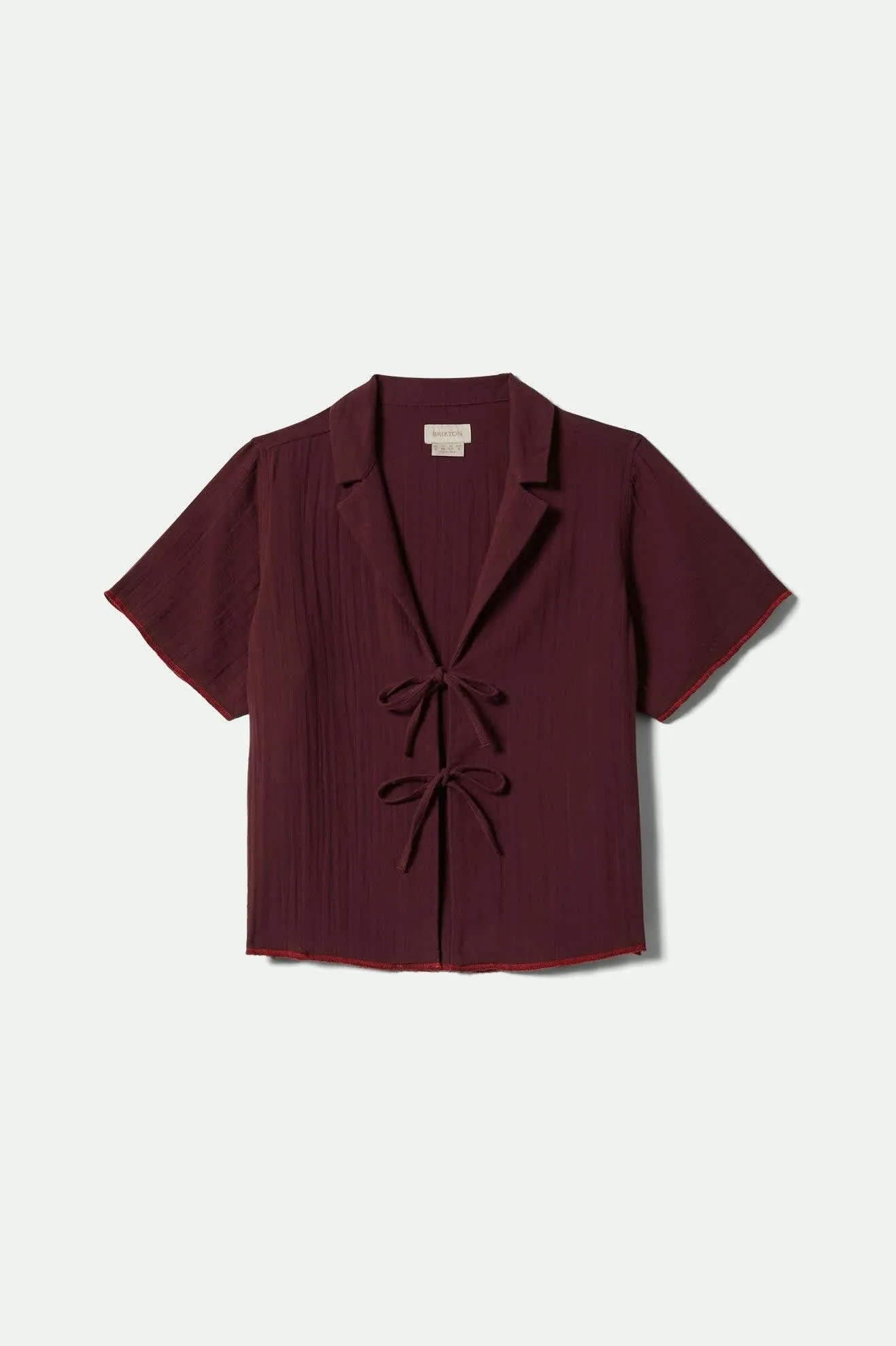 Wandering Tie Top - Port sold by Brixton product image thumbnail 2