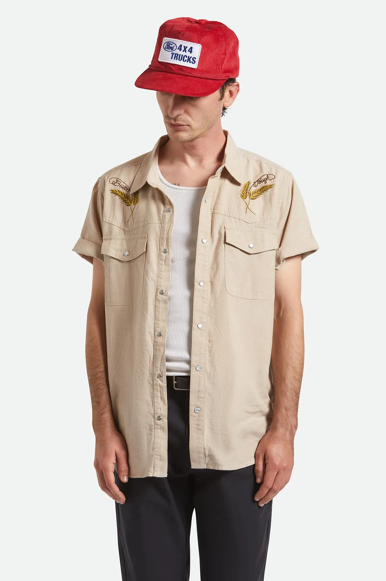 Ford 4X4 Snapback - Candy Apple Red sold by Brixton product image thumbnail 2