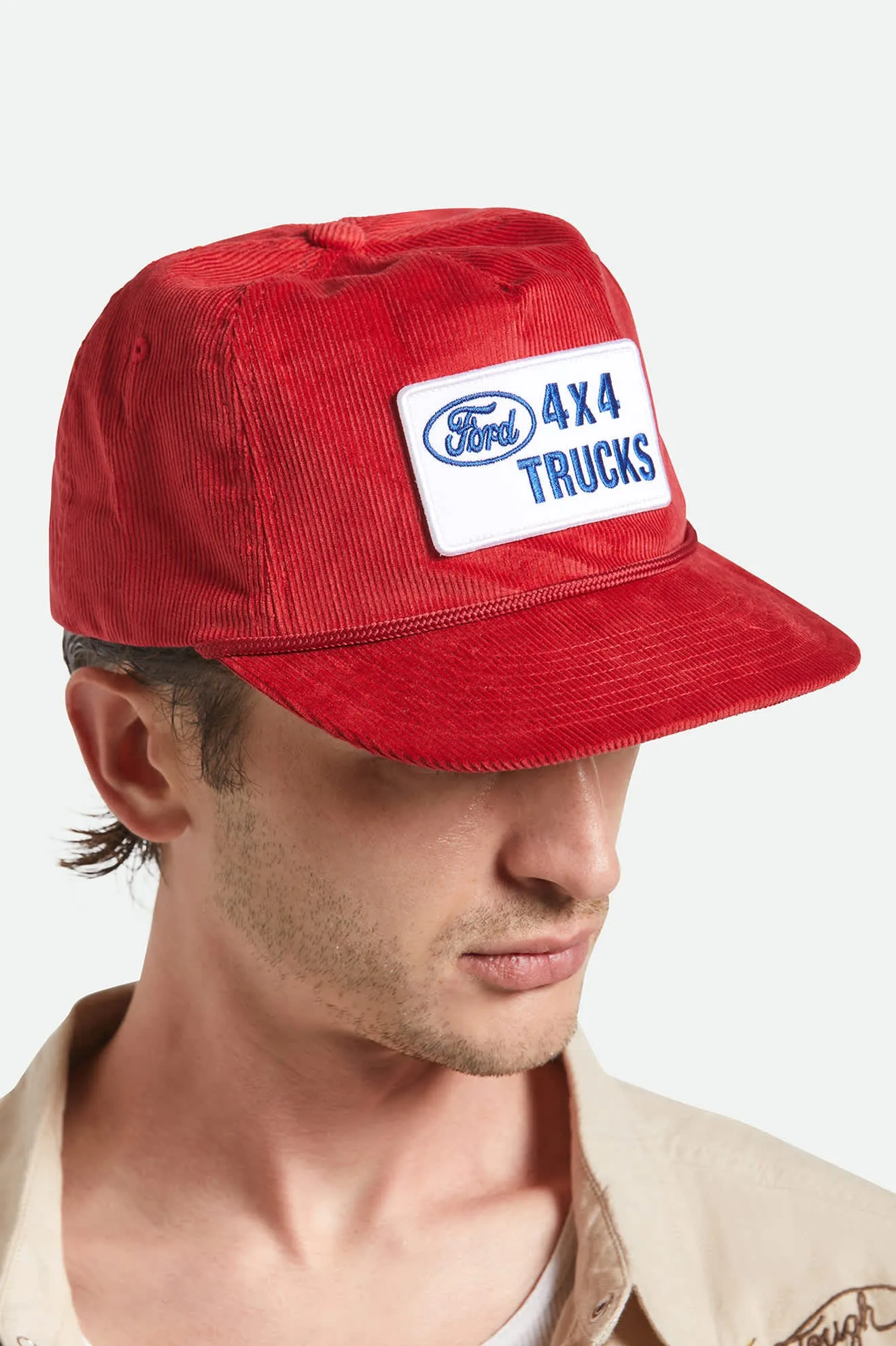Ford 4X4 Snapback - Candy Apple Red sold by Brixton product image thumbnail 3