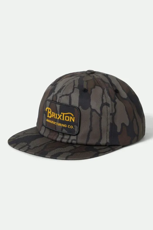 Grade Snapback - Bark Camo made by Brixton