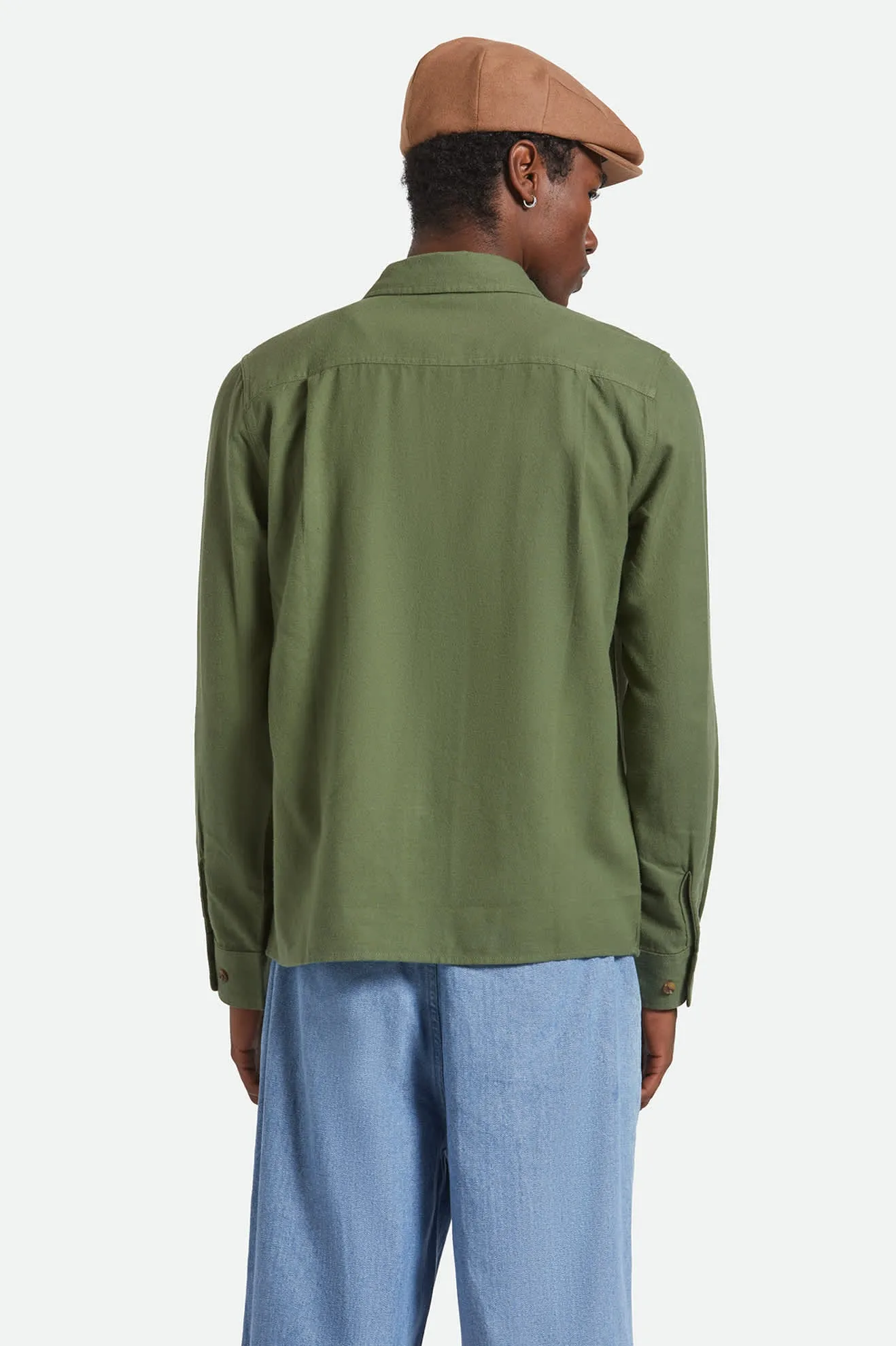 Hasting Lightweight Ultra Soft Flannel - Wild Green sold by Brixton product image thumbnail 4
