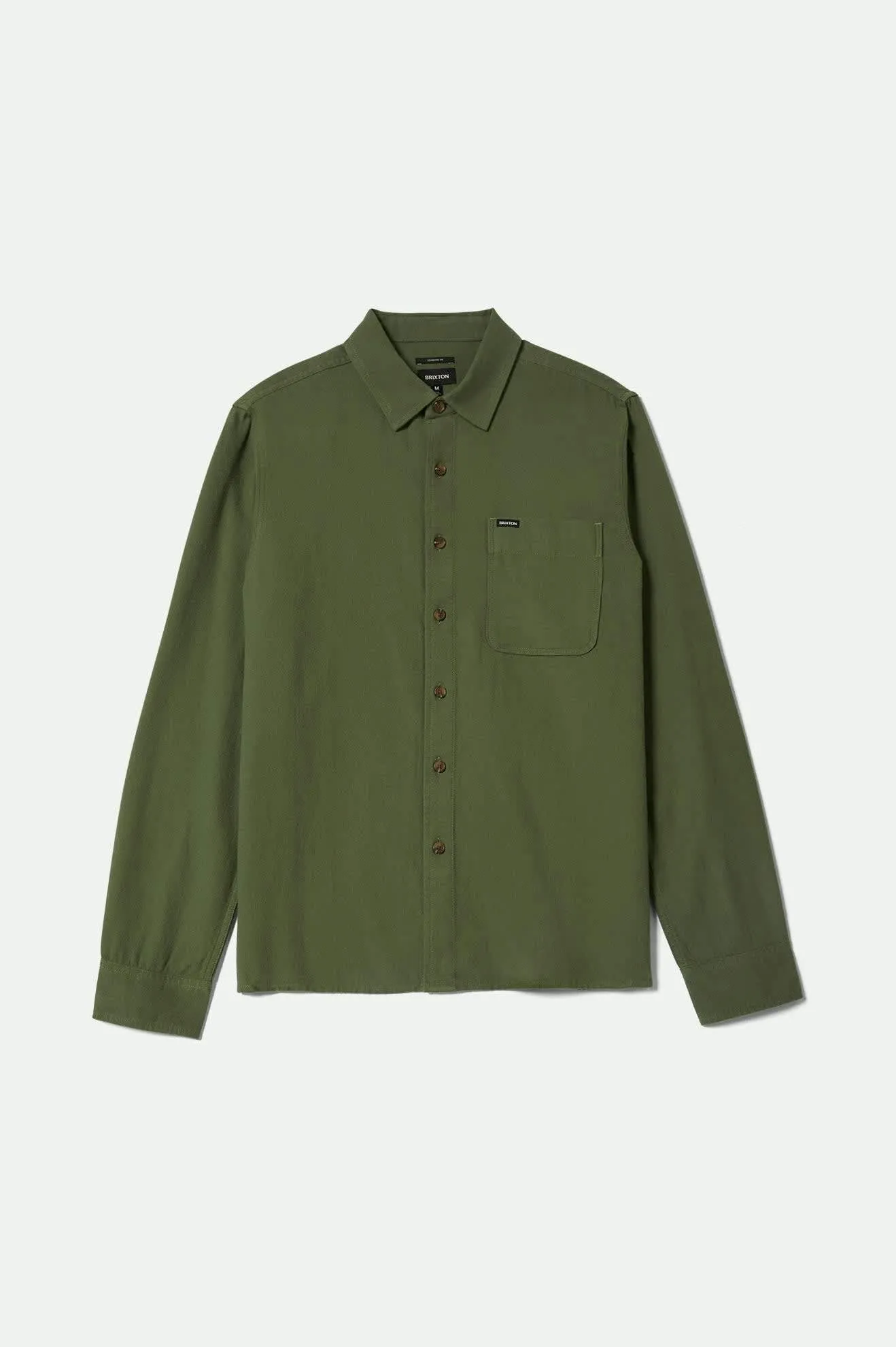 Hasting Lightweight Ultra Soft Flannel - Wild Green sold by Brixton