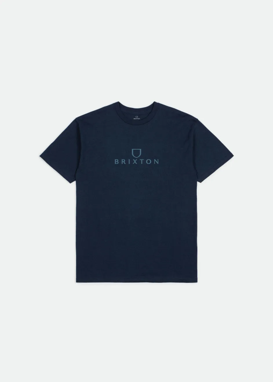 Alpha S/S Standard Tee - Navy sold by Brixton