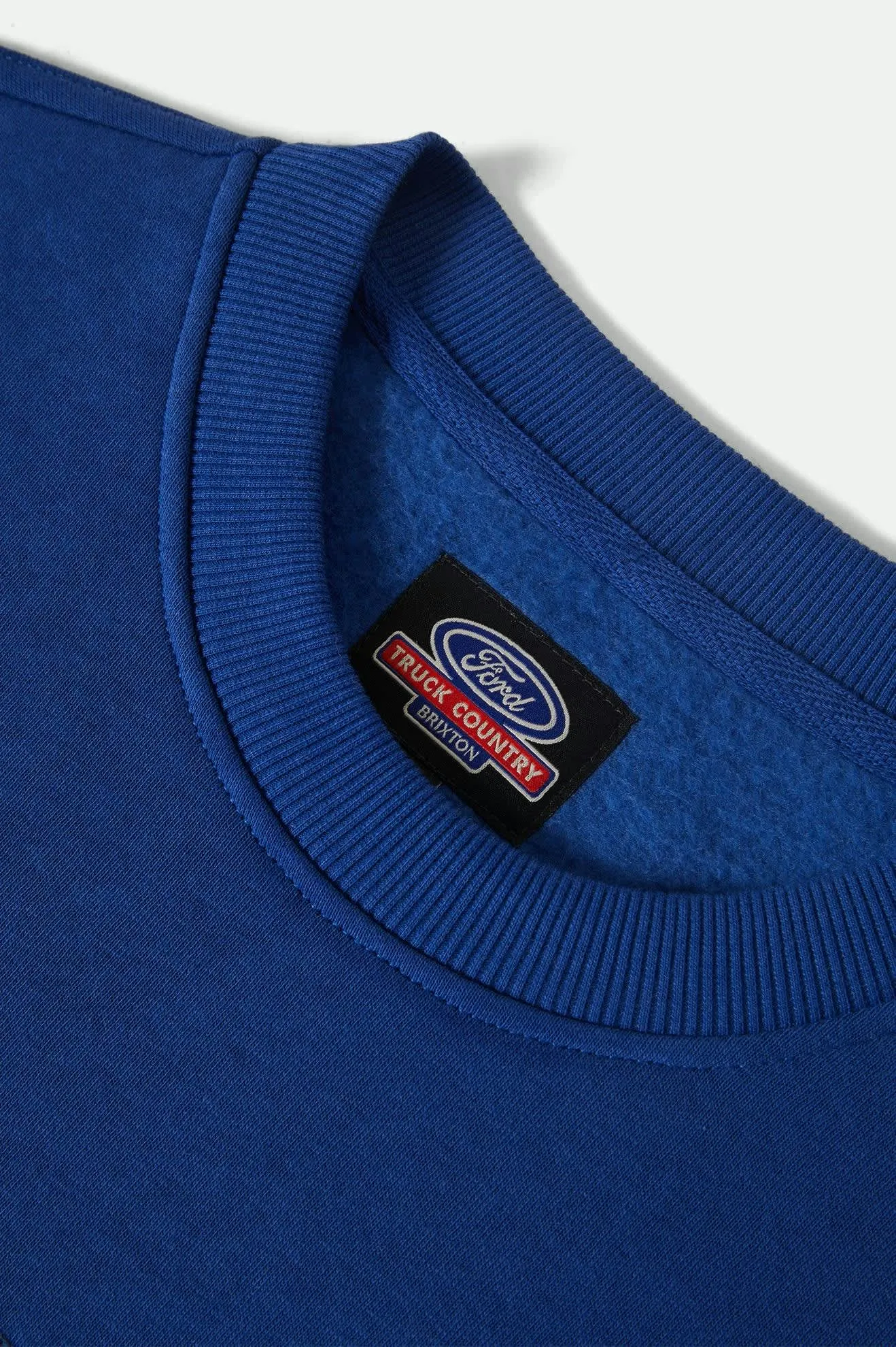 Ford Number One Relaxed Fleece Crew - Ford Blue sold by Brixton product image thumbnail 4