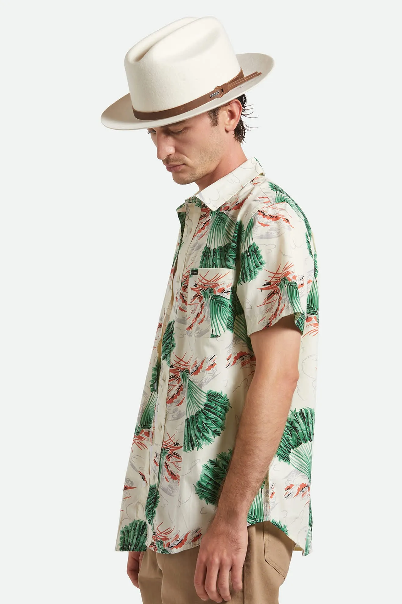 Hitch Ranch Fedora - Off White sold by Brixton product image thumbnail 3