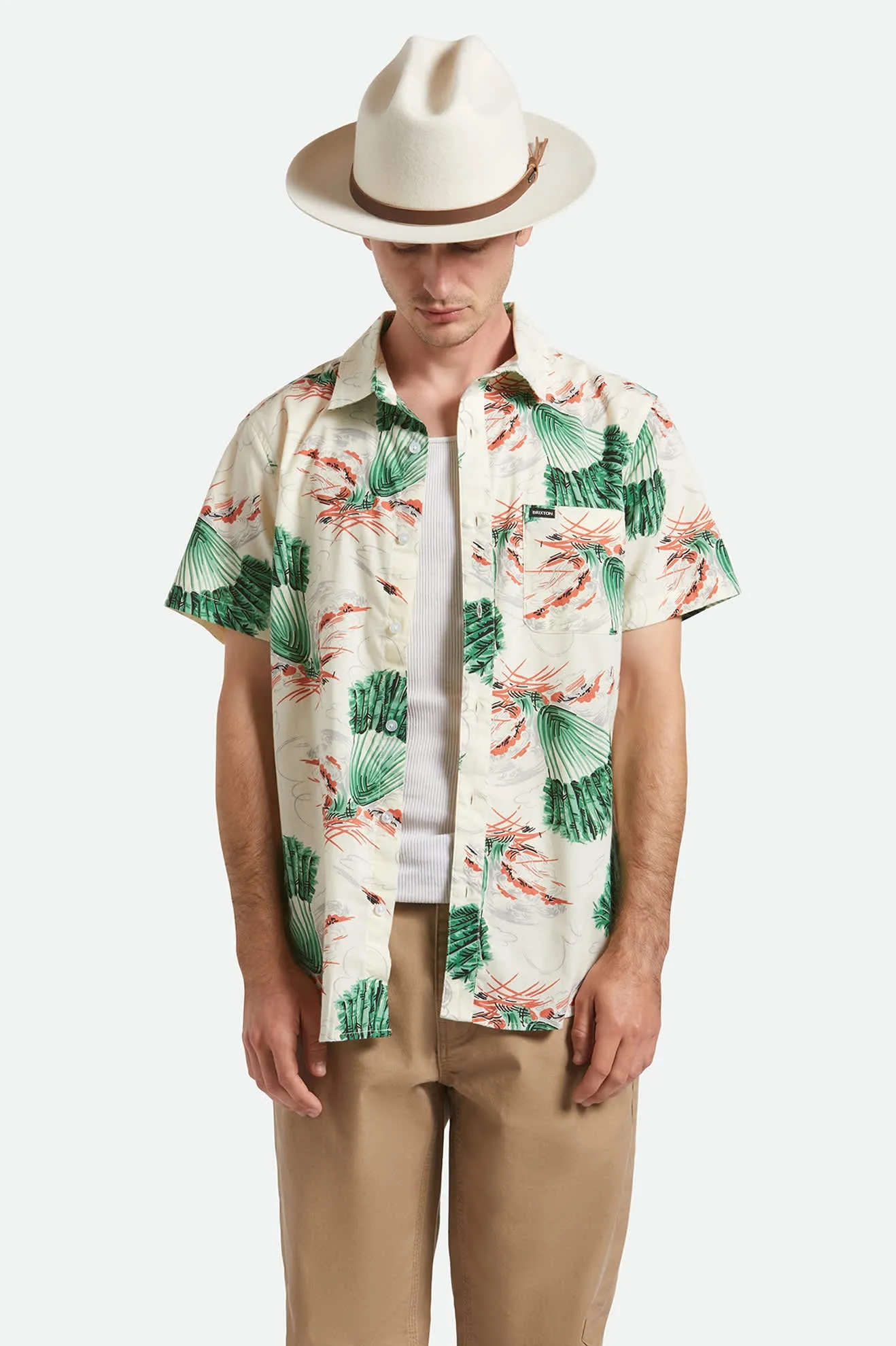 Hitch Ranch Fedora - Off White sold by Brixton product image thumbnail 2