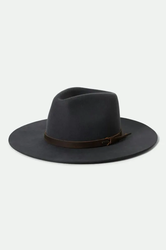 Hawkins WTHR GUARD™ Cowboy Hat - Asphalt/Brown sold by Brixton