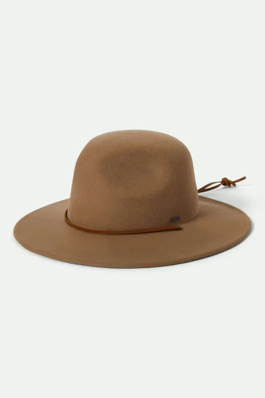 Cedar Packable WTHR GUARD™ Fedora - Khaki made by Brixton