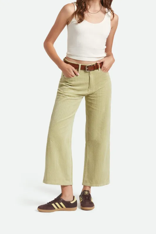 Margo Cropped 5-Pocket Pant - Elm sold by Brixton