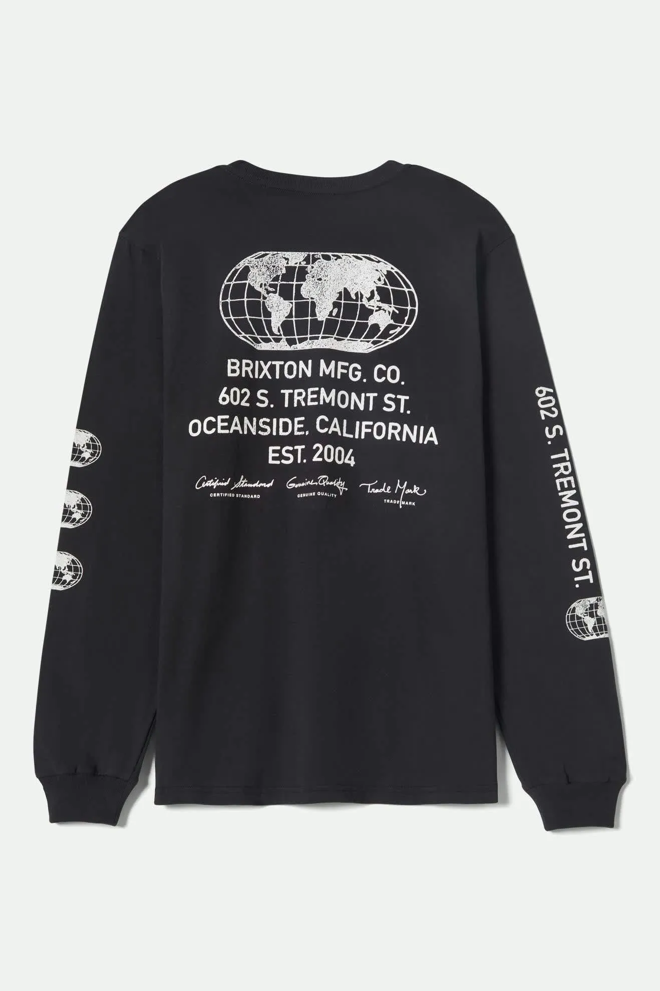 Union L/S Standard T-Shirt - Black sold by Brixton product image thumbnail 2