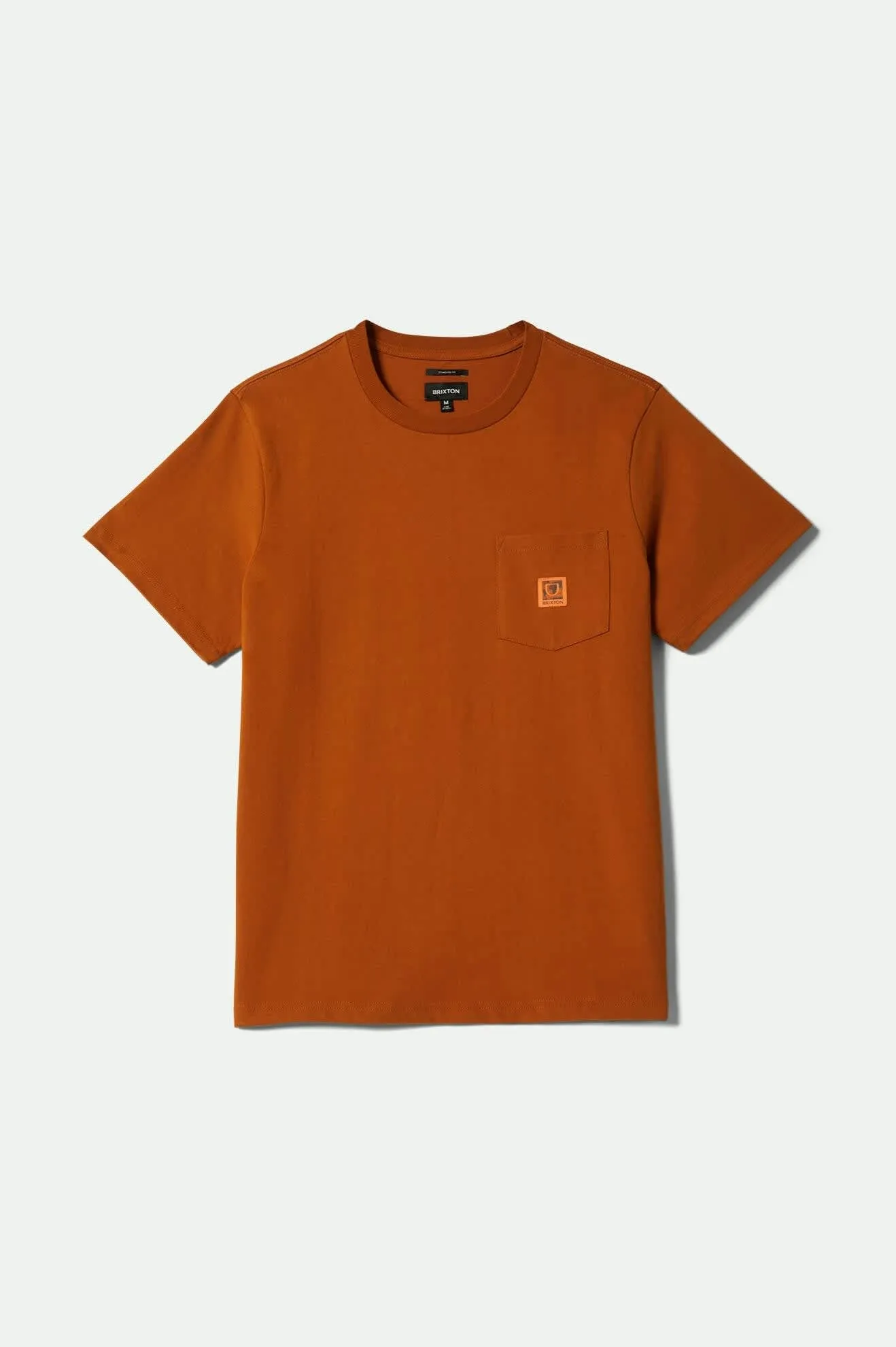 Union Heavyweight S/S Boxy Pocket T-Shirt - Rustic Caramel sold by Brixton