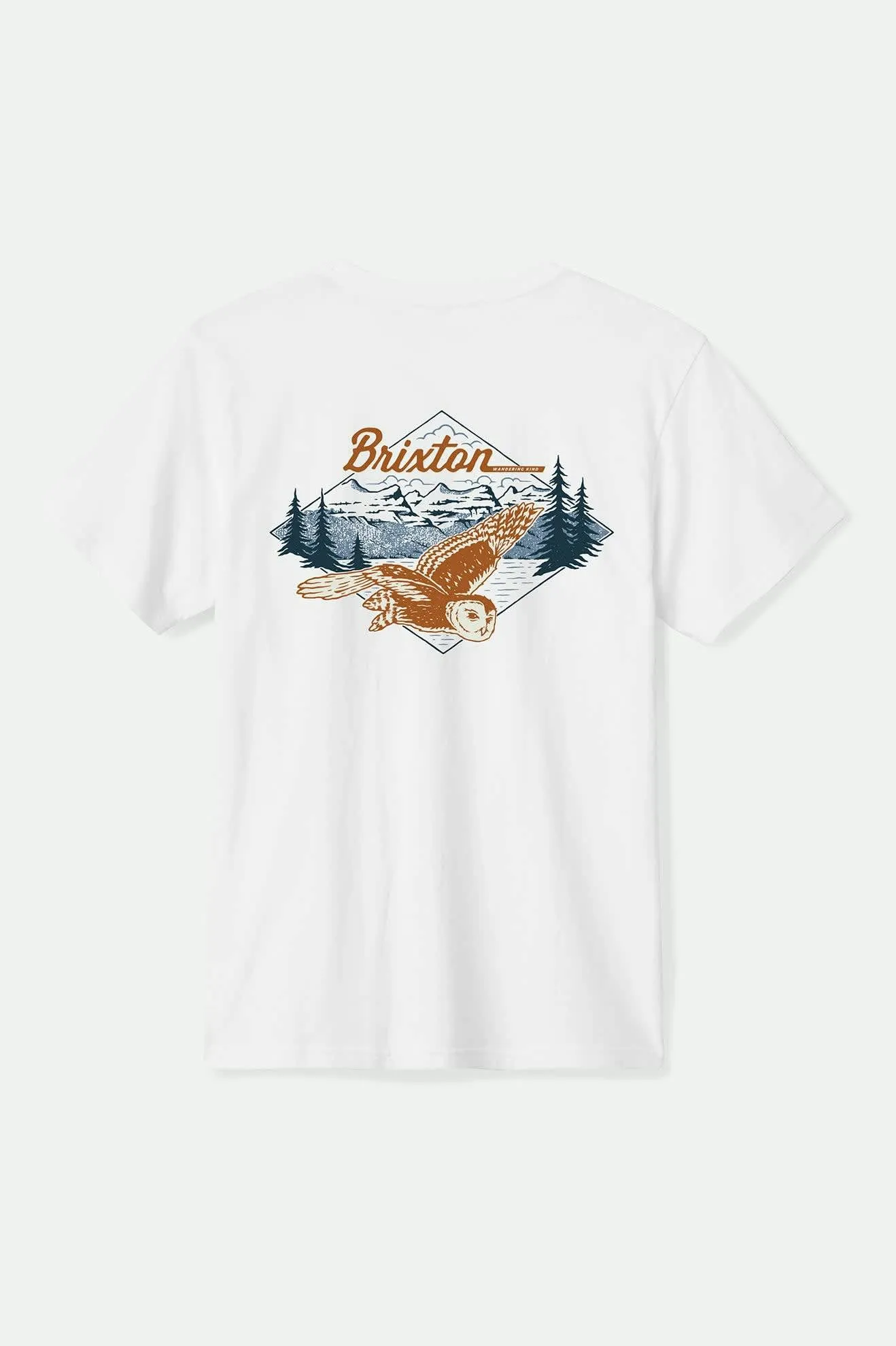 Driftway S/S Tailored T-Shirt - White sold by Brixton product image thumbnail 2