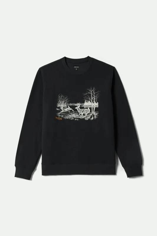 Gallop Crew - Black sold by Brixton