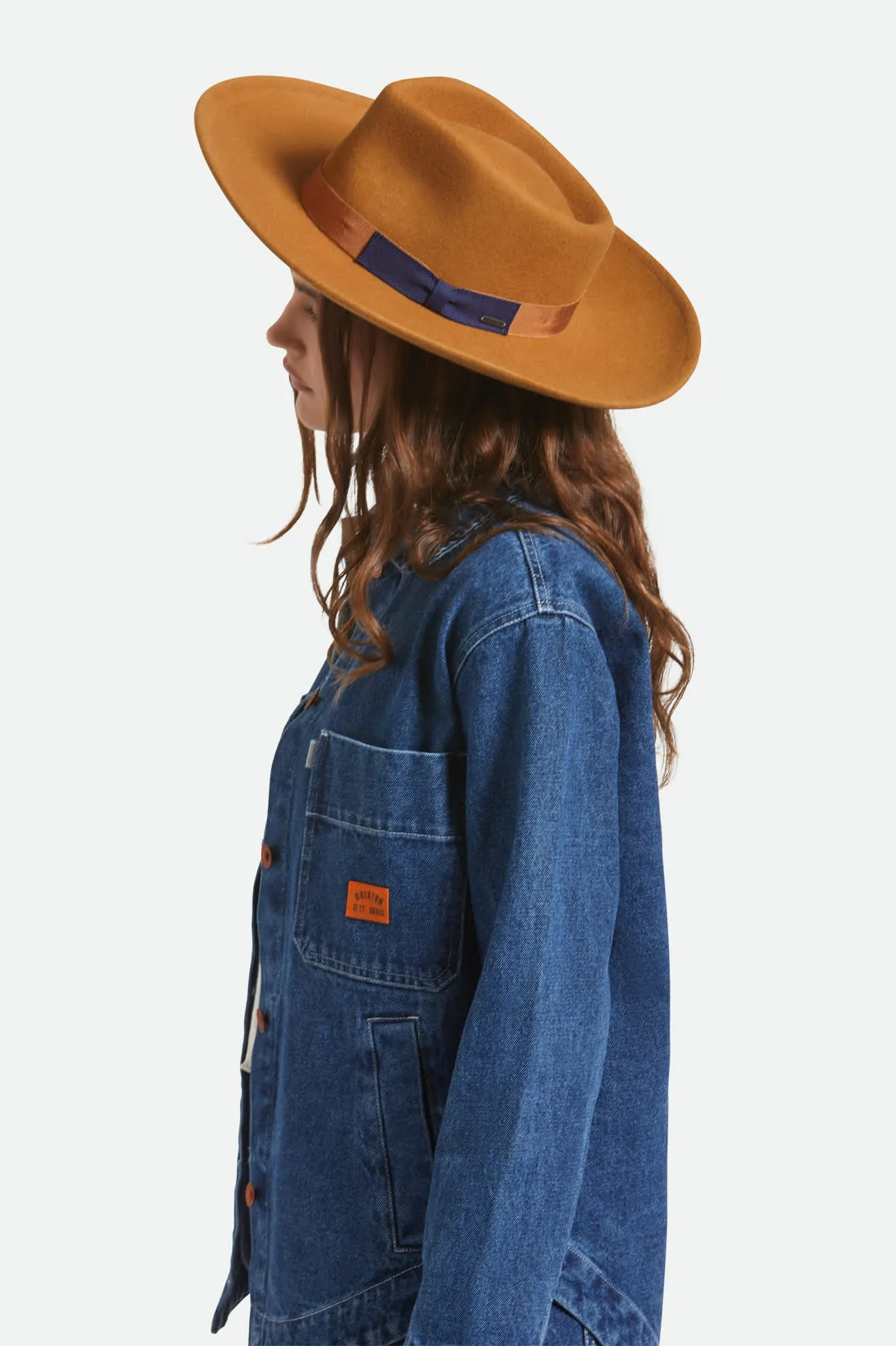 Monet Fedora - Washed Copper sold by Brixton product image thumbnail 3