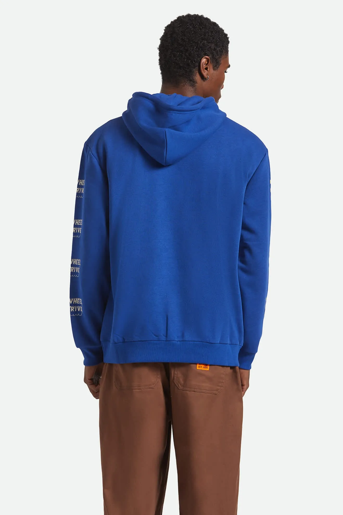Ford Mud Marathon Relaxed Fleece Hoodie - Ford Blue sold by Brixton product image thumbnail 3