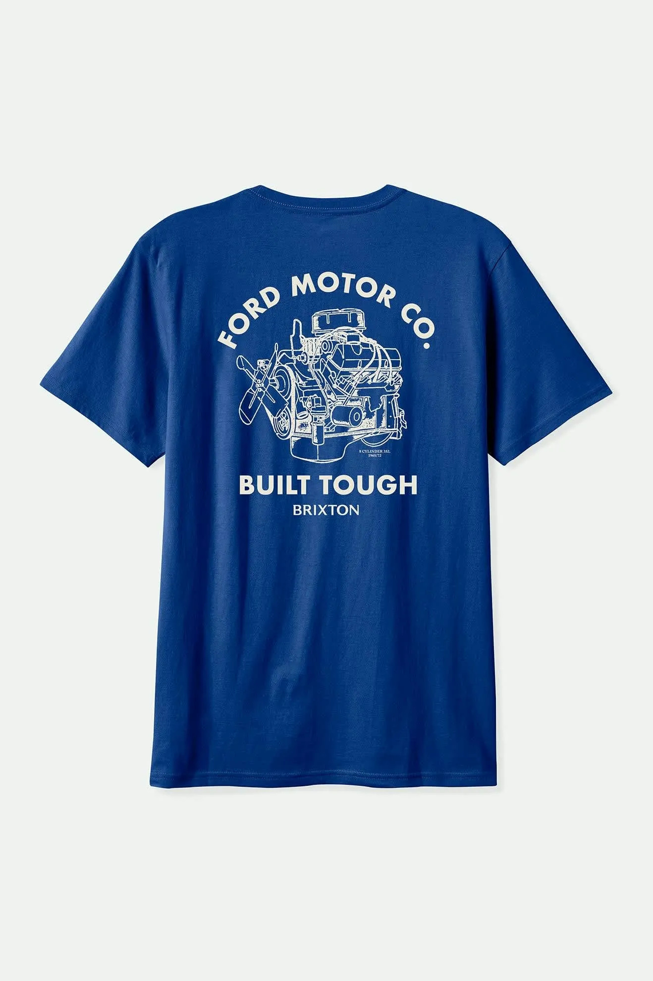 Ford Built Tough S/S Standard T-Shirt - Ford Blue sold by Brixton product image thumbnail 2