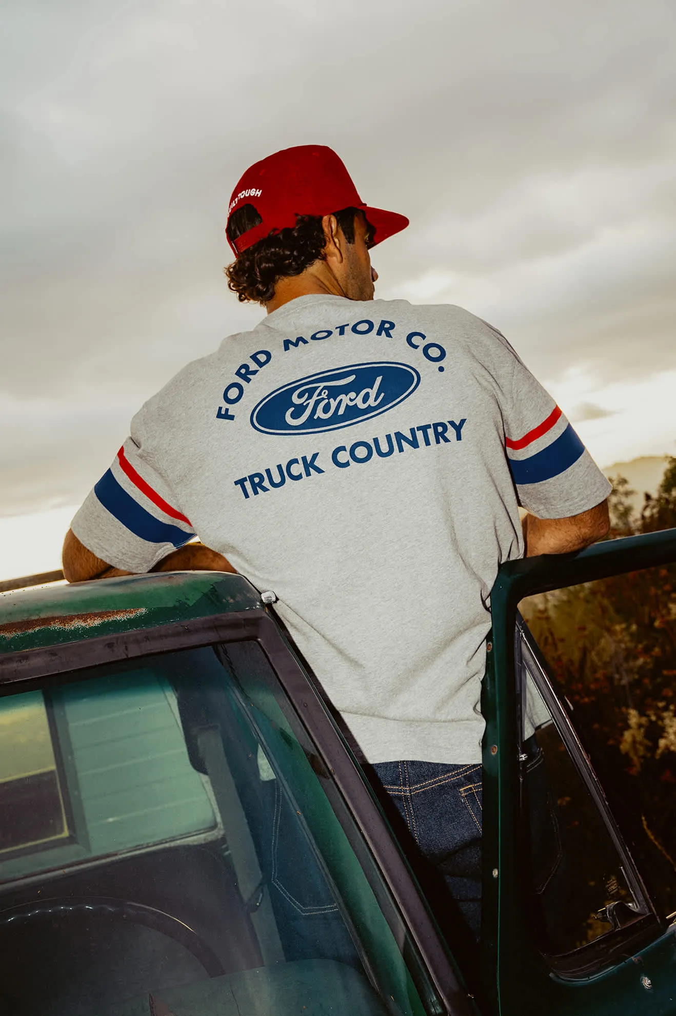 Ford Truck Country Jersey - Heather Grey sold by Brixton product image thumbnail 2