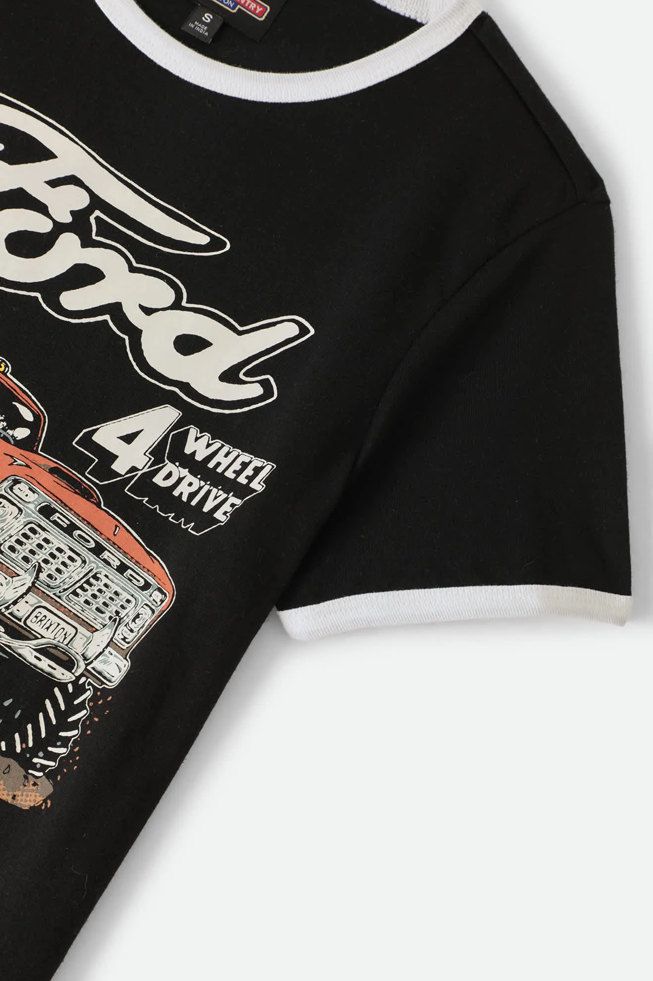 Ford Mud Marathon Ringer T-Shirt - Burnt Rubber sold by Brixton product image thumbnail 3