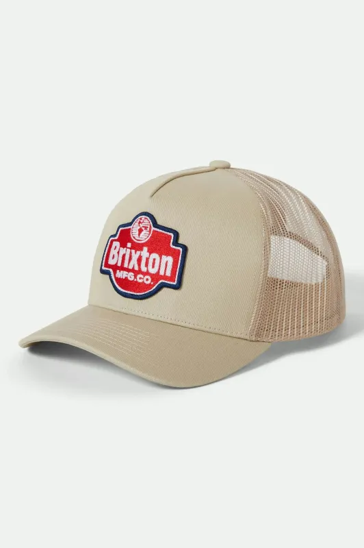 Genuine Quality Netplus Trucker Hat - Sand/Sand sold by Brixton