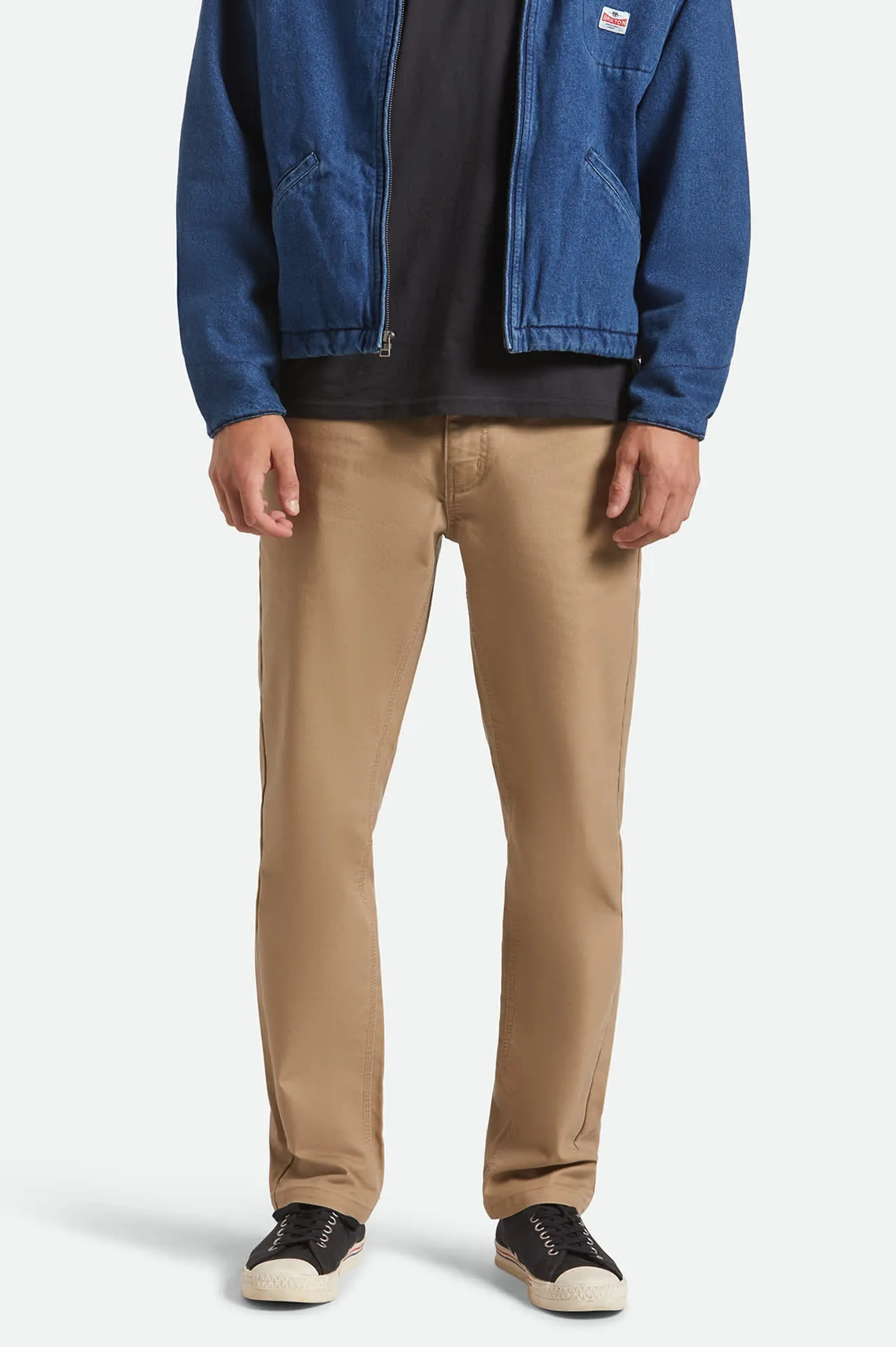 Builders 5 Pocket Stretch Pant - Khaki sold by Brixton product image thumbnail 2