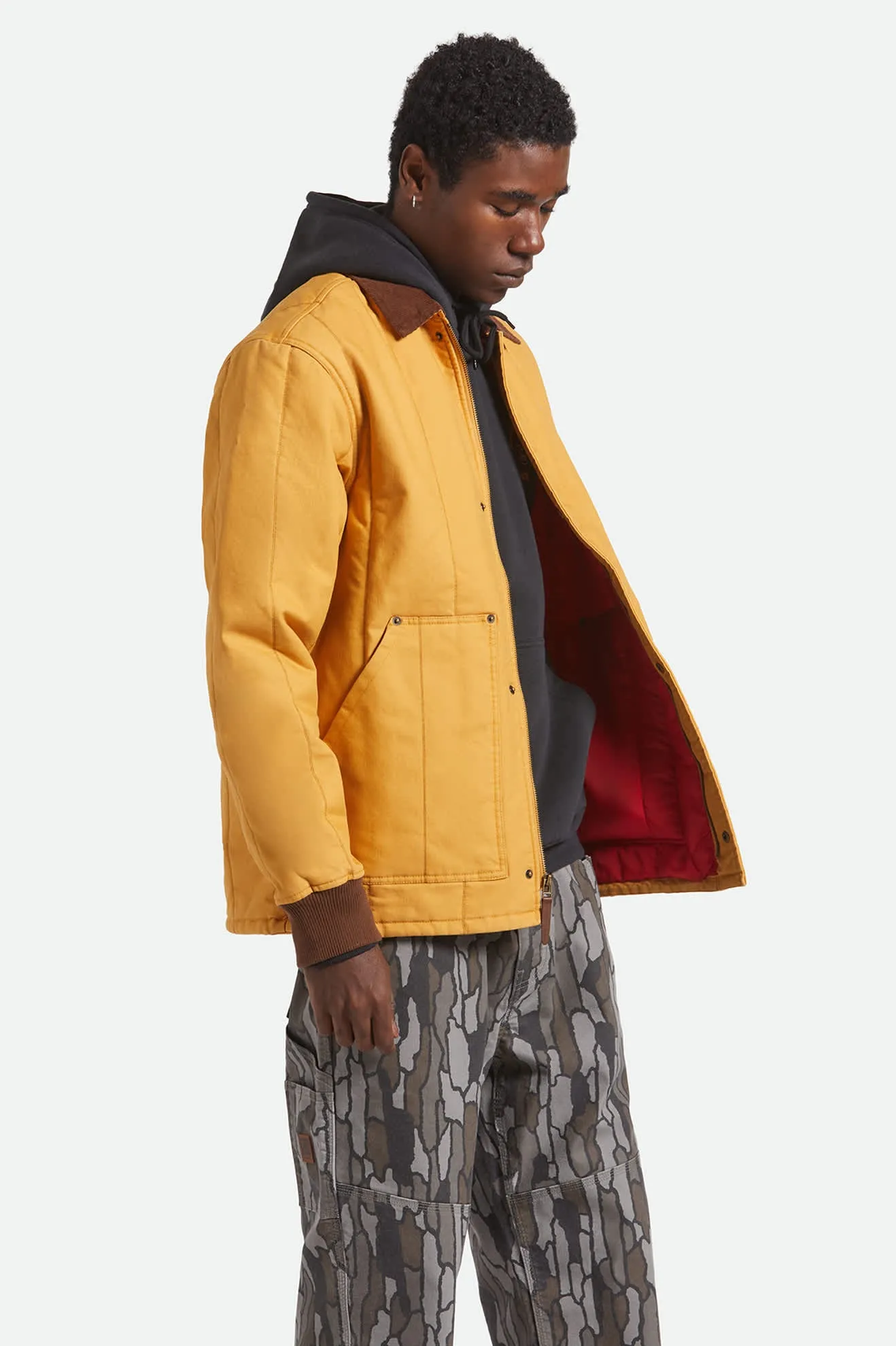 Builders Ranch Jacket - Spruce Yellow sold by Brixton product image thumbnail 3