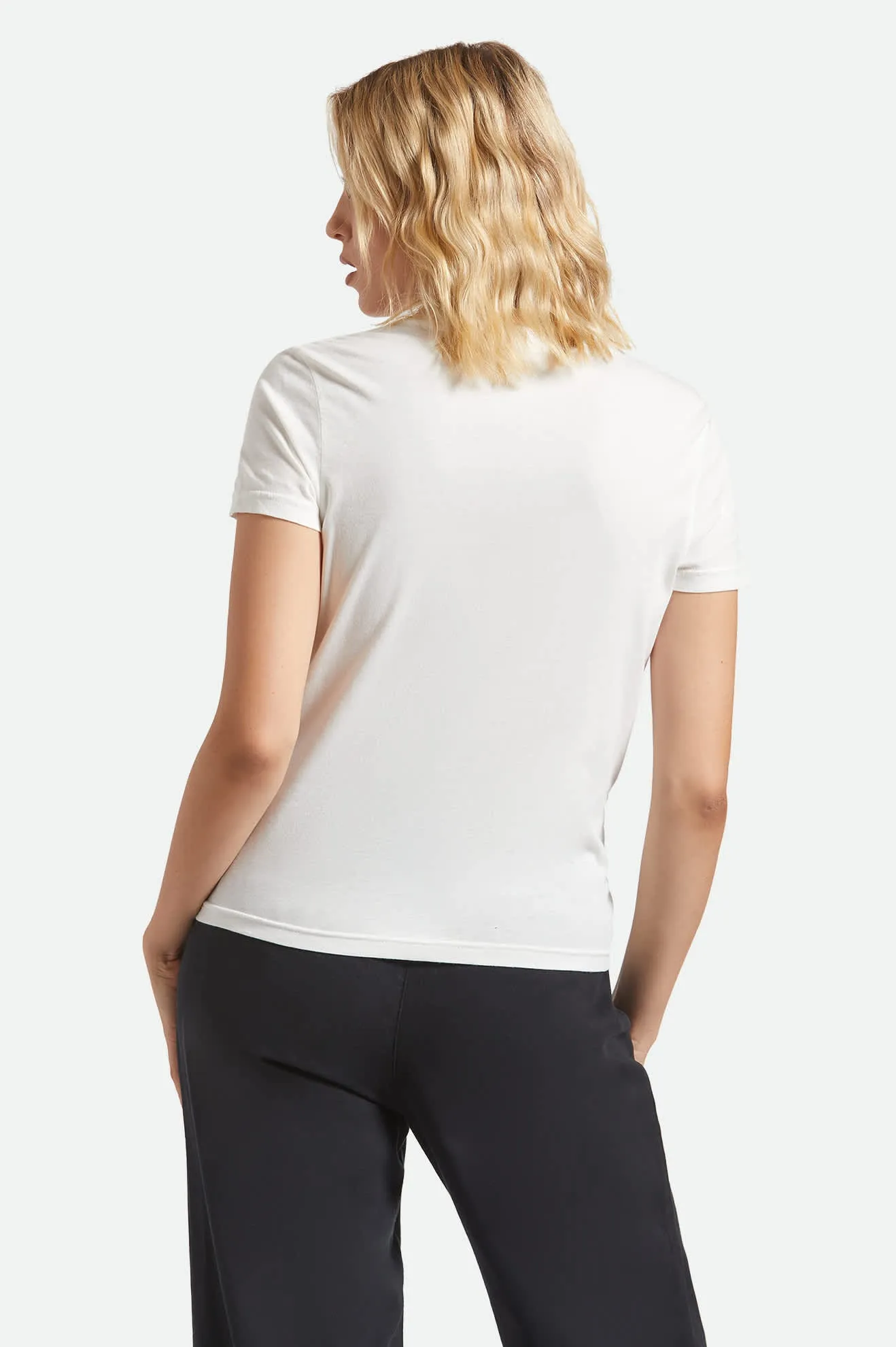 Racing Patches Crew T-Shirt - Off White sold by Brixton product image thumbnail 4