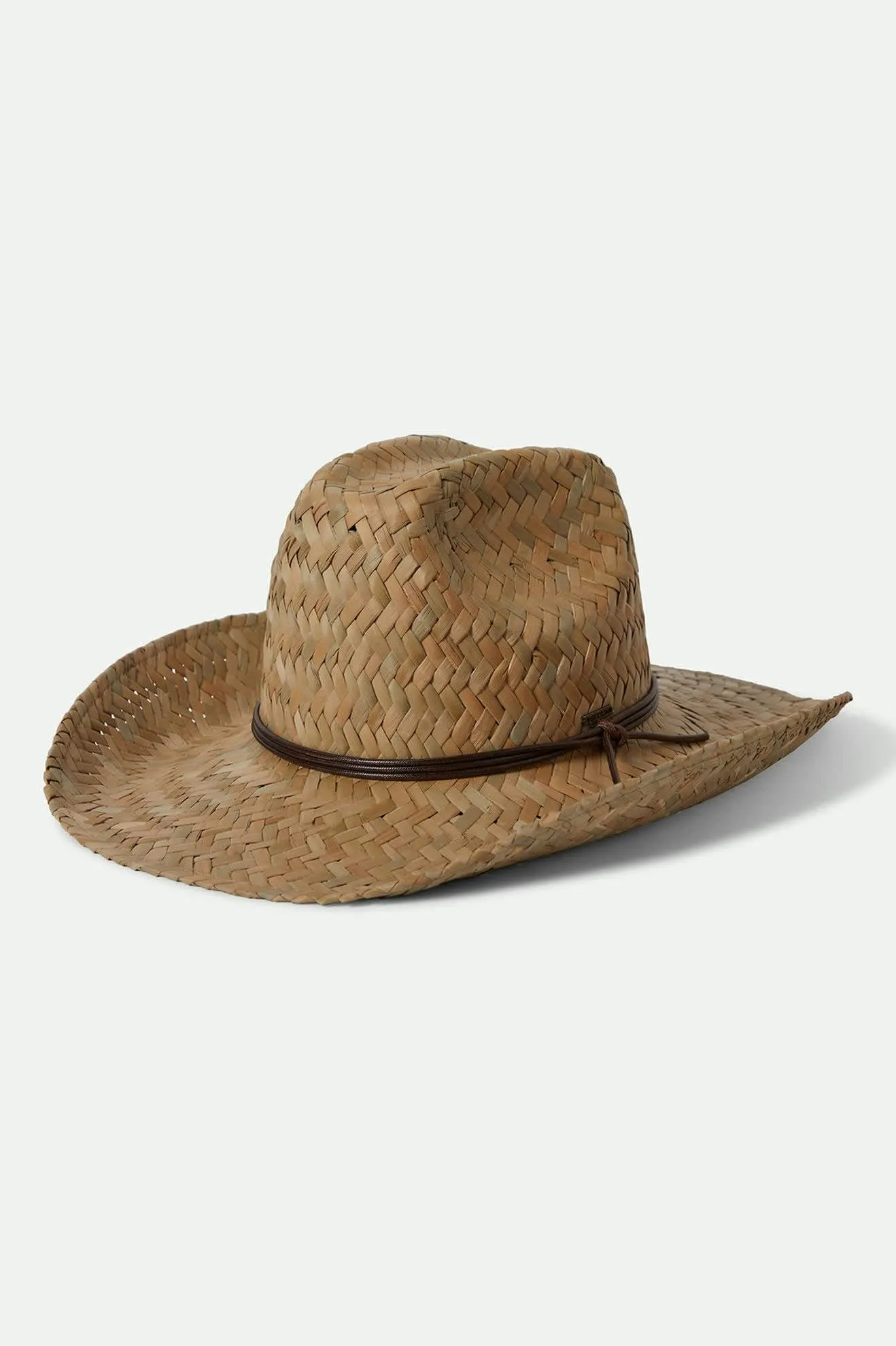 Houston II Straw Cowboy Hat - Tan sold by Brixton