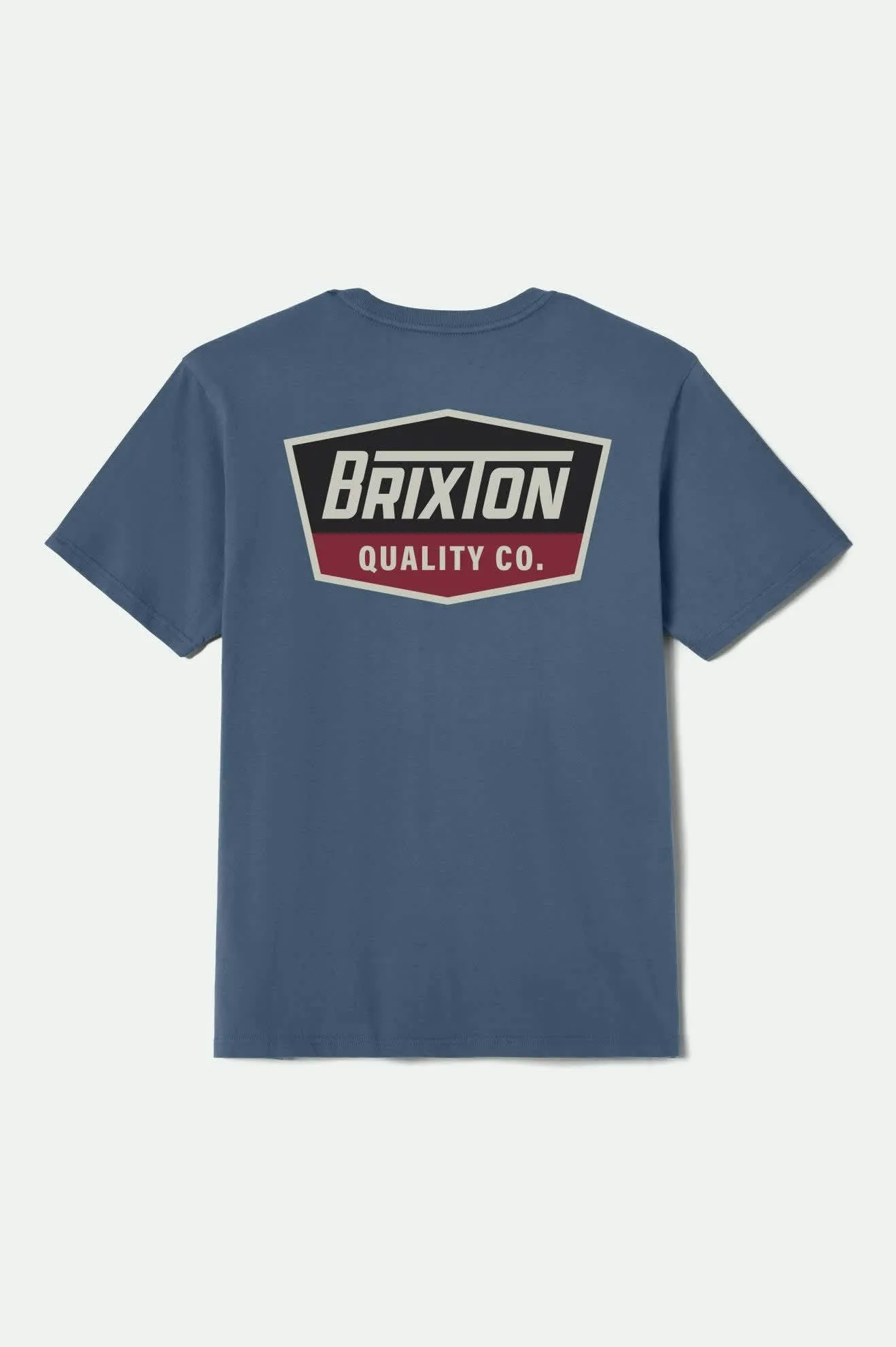 Regal S/S Standard T-Shirt - Harbor Blue/Black/Stone sold by Brixton