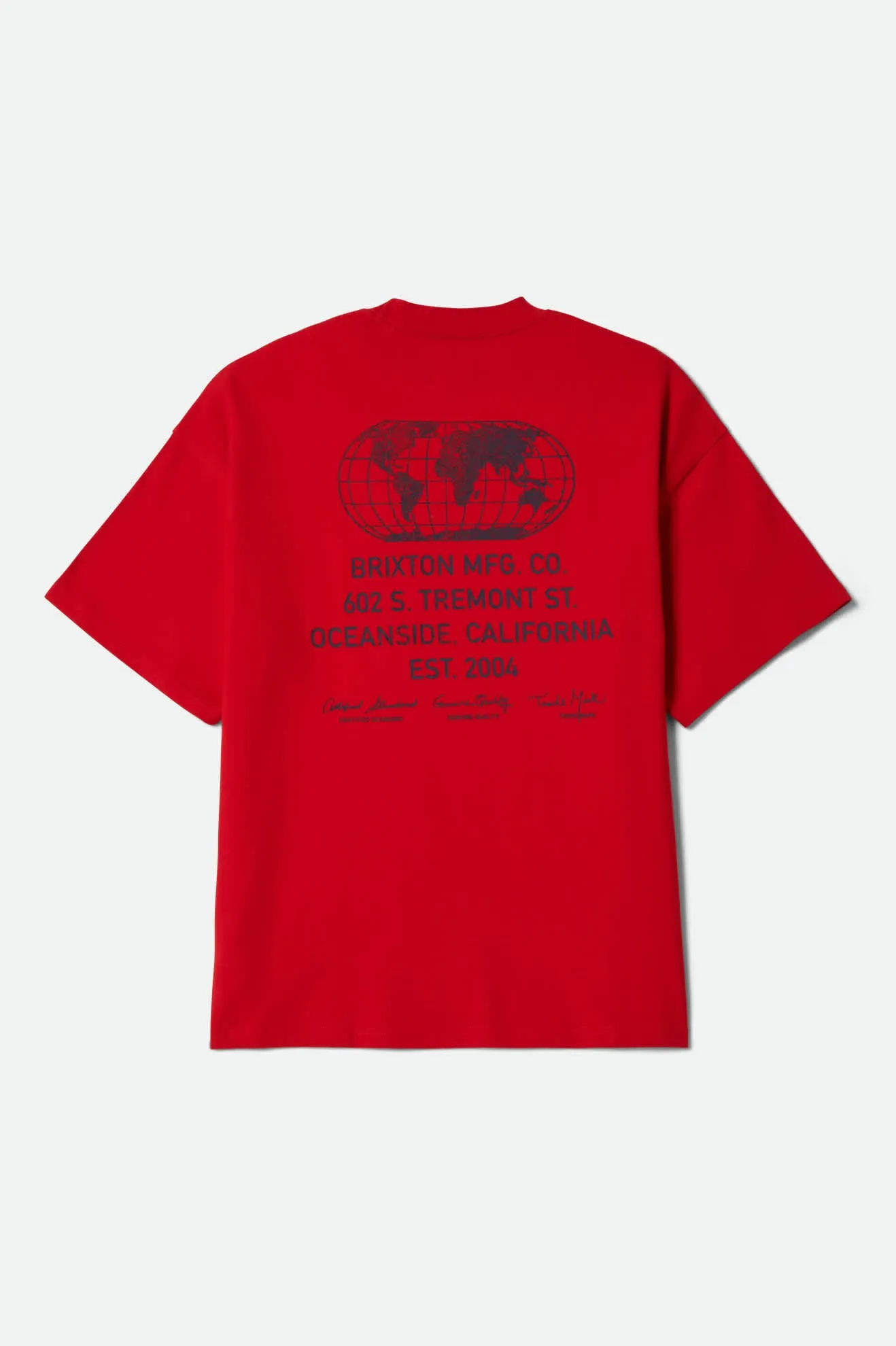 Union Heavyweight Relaxed T-Shirt - Adrenaline Rush Classic Wash sold by Brixton