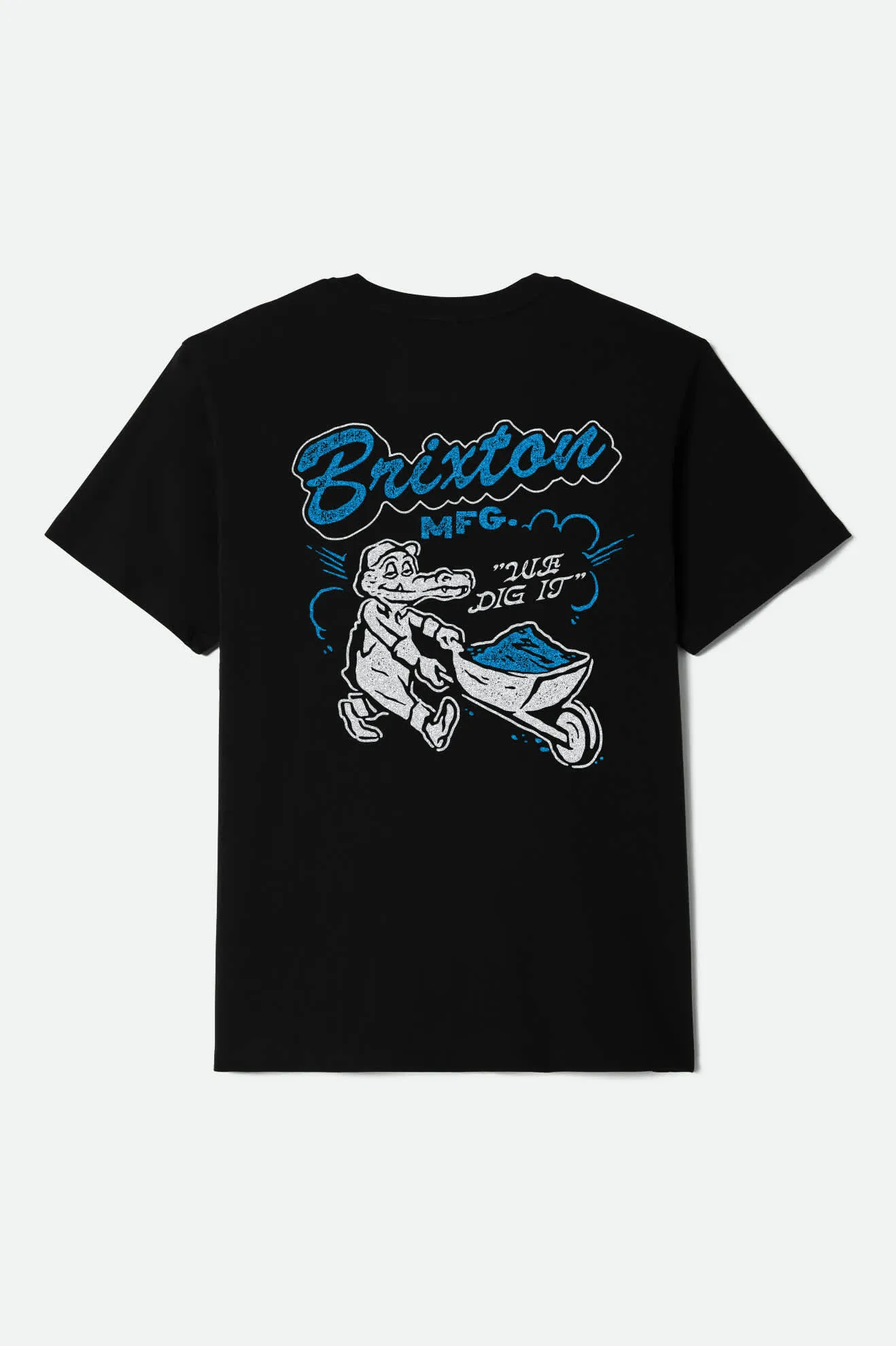 Dig It S/S Standard T-Shirt - Black sold by Brixton