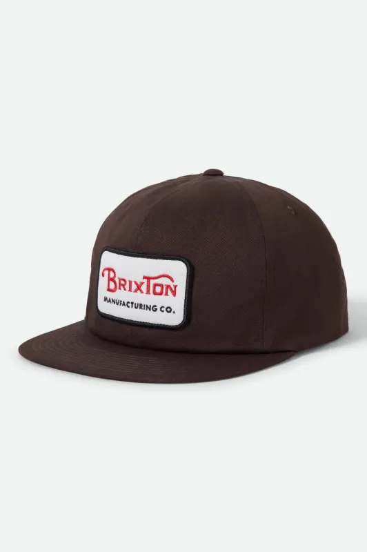 Grade Snapback - Pinecone Brown sold by Brixton