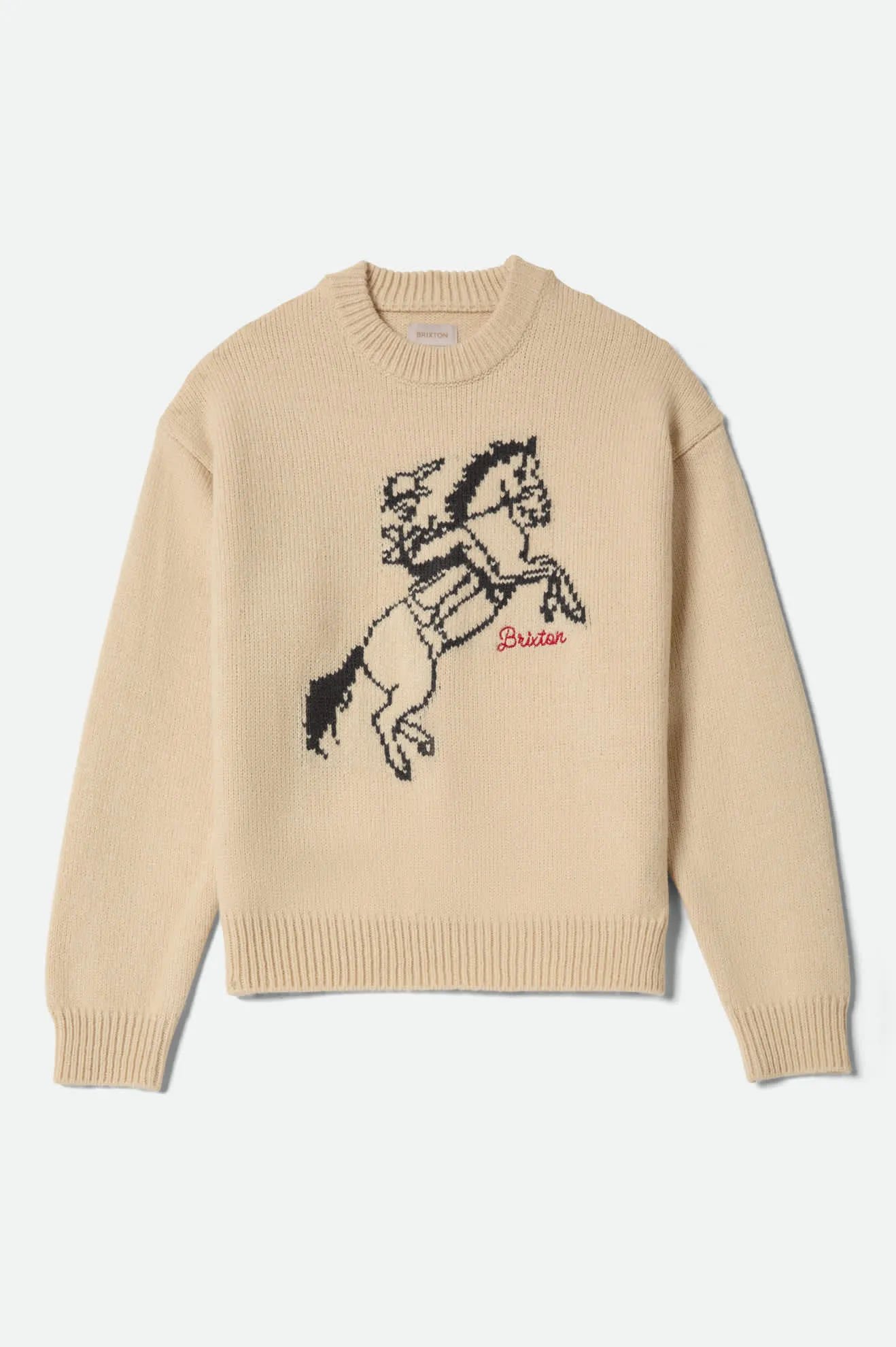 Brixton Ranching Club Crew Sweater - Whitecap sold by Brixton product image thumbnail 2