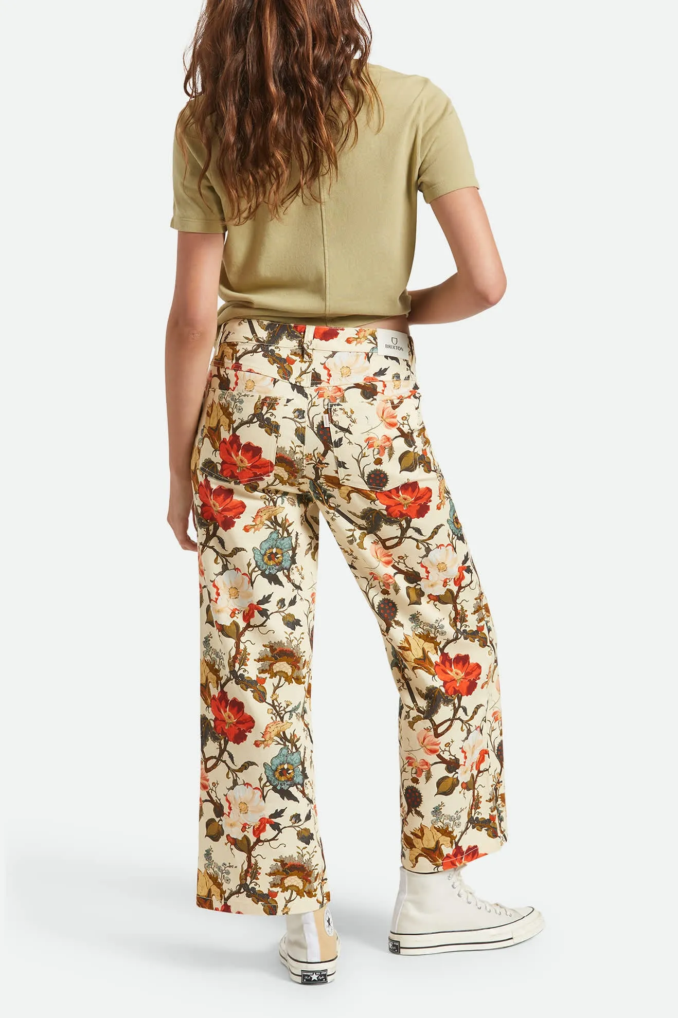 Margo Cropped 5-Pocket Pant - Botanical Floral sold by Brixton product image thumbnail 4