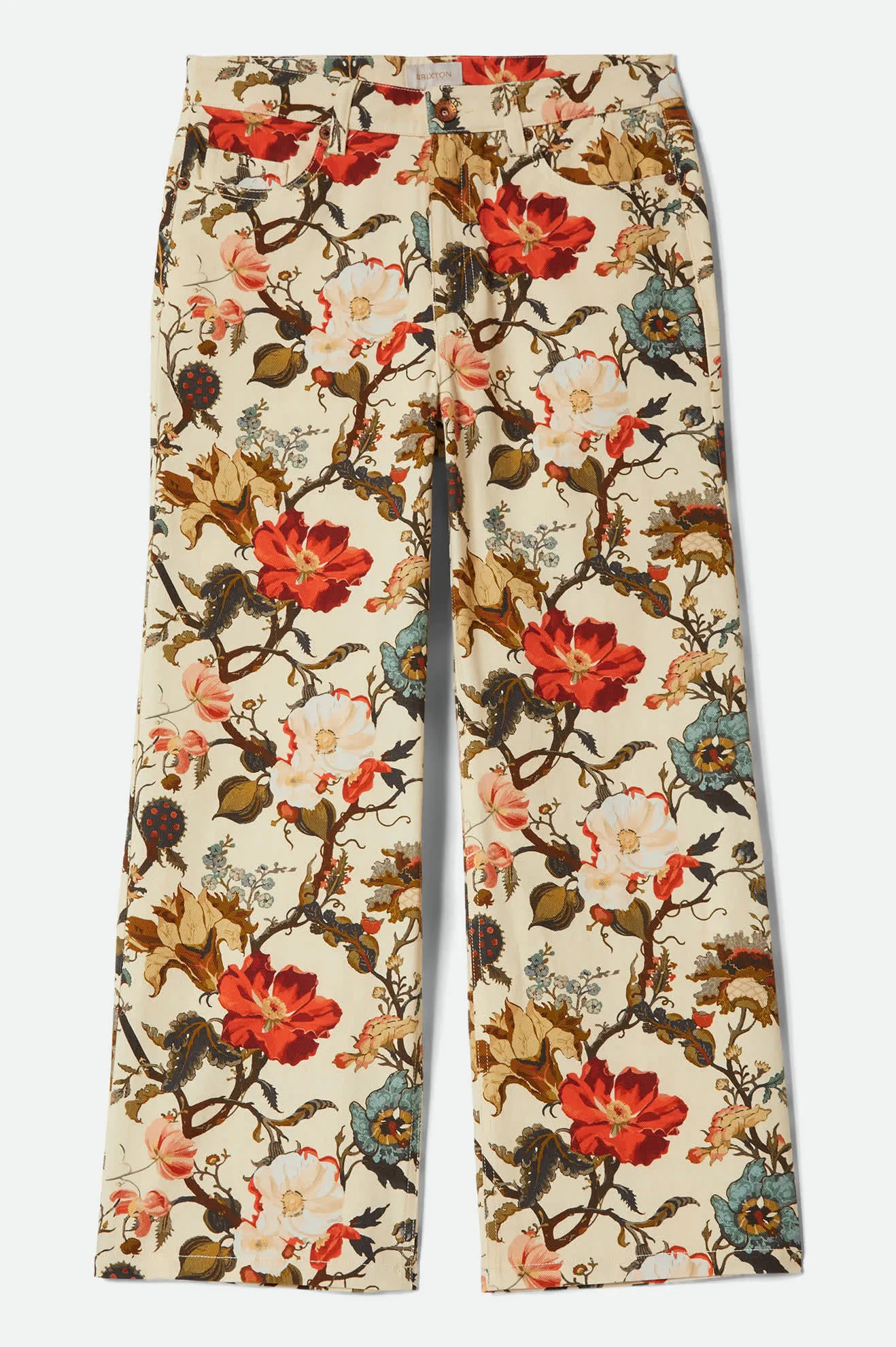 Margo Cropped 5-Pocket Pant - Botanical Floral sold by Brixton product image thumbnail 2