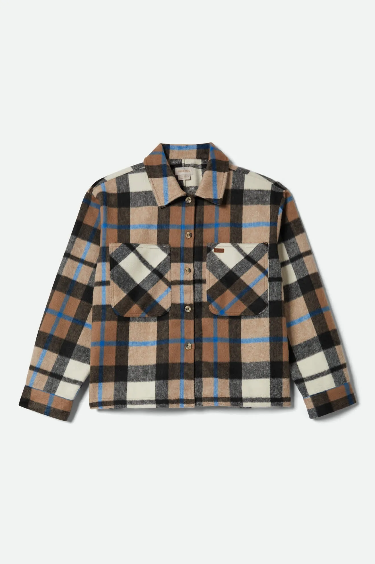 Bowery Women's Soft Brushed Flannel - Washed Black/Sand sold by Brixton product image thumbnail 2