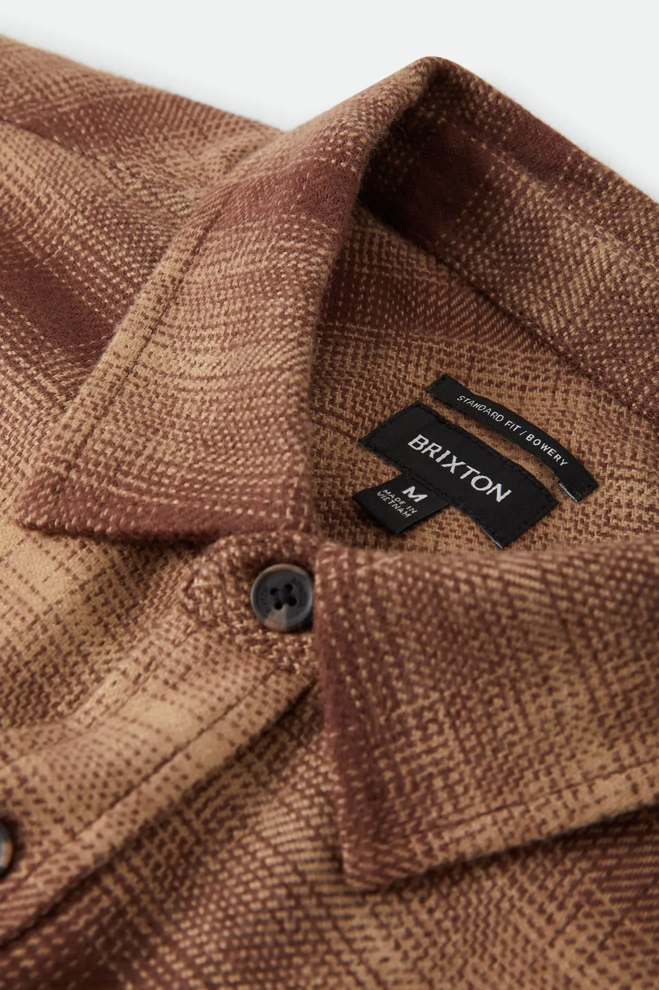 Bowery Flannel - Chocolate/Khaki sold by Brixton product image thumbnail 2