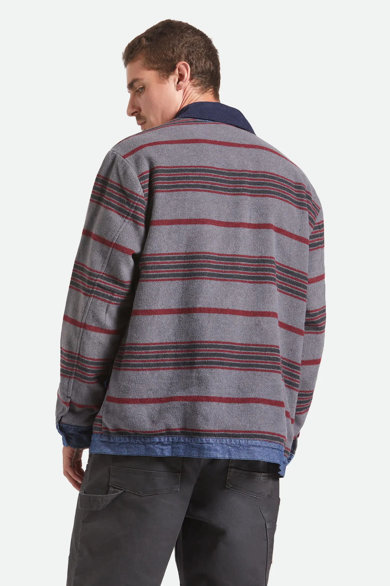 Altered Threads Chore Coat - Medium Wash Denim sold by Brixton product image thumbnail 5