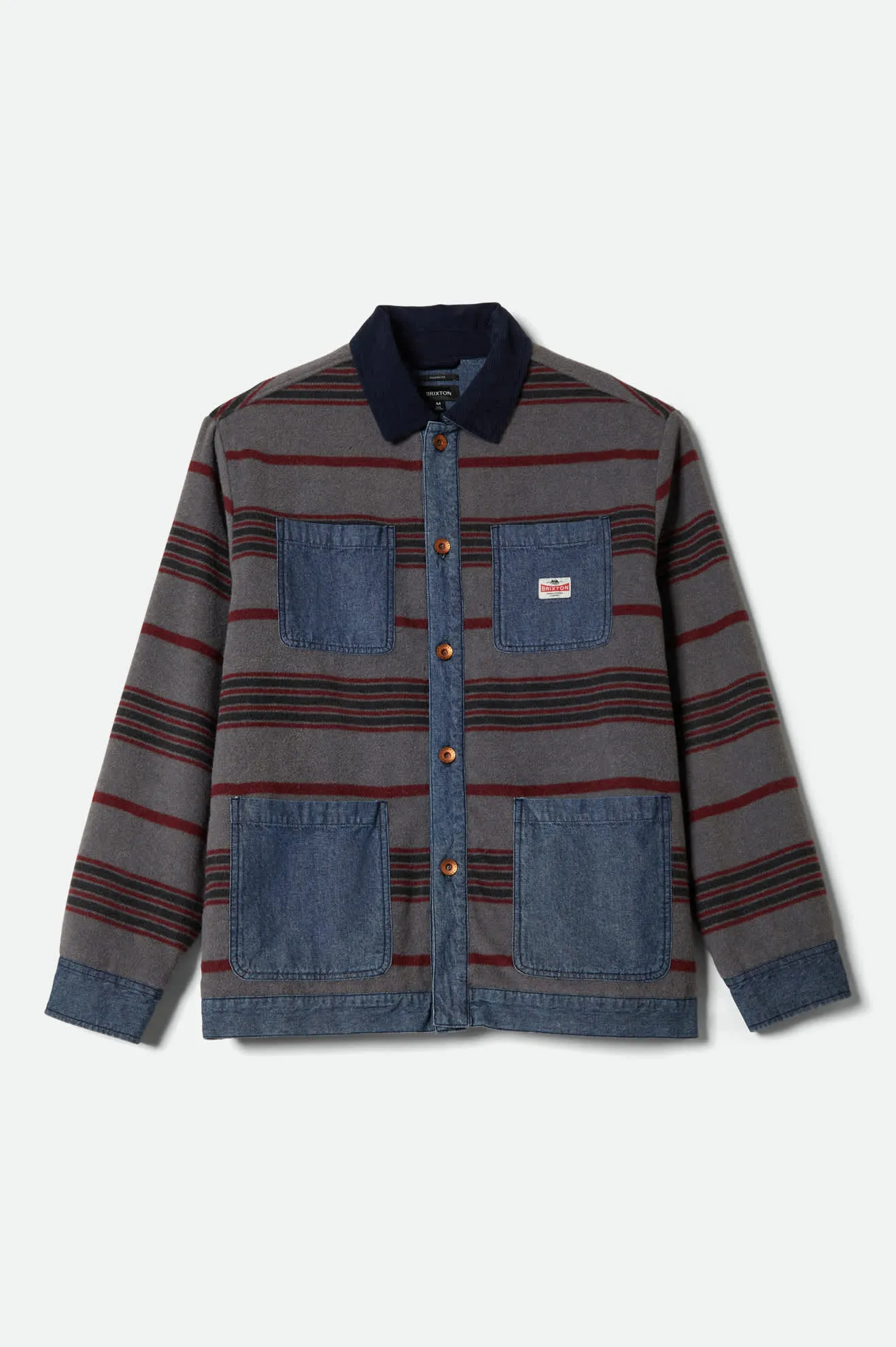 Altered Threads Chore Coat - Medium Wash Denim sold by Brixton