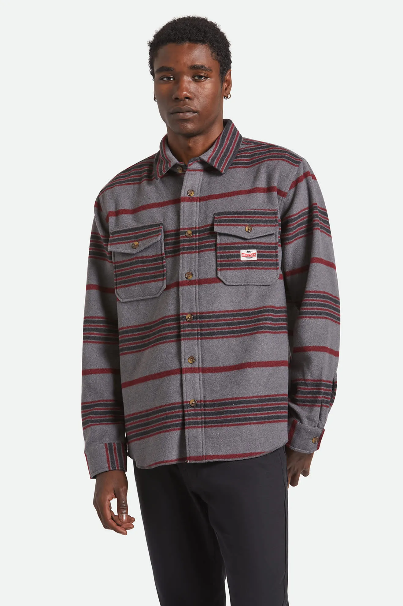Altered Threads Overshirt - Multi Blanket Stripe sold by Brixton product image thumbnail 2