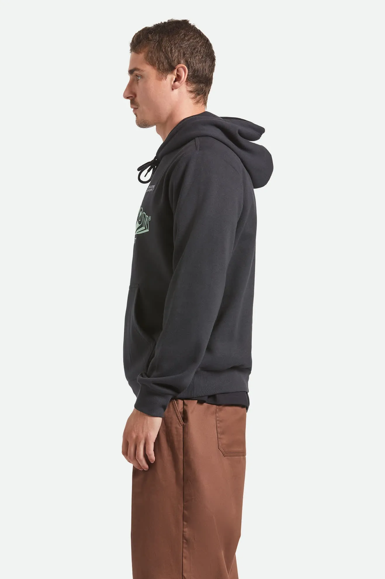 Forman Hoodie - Black sold by Brixton product image thumbnail 3