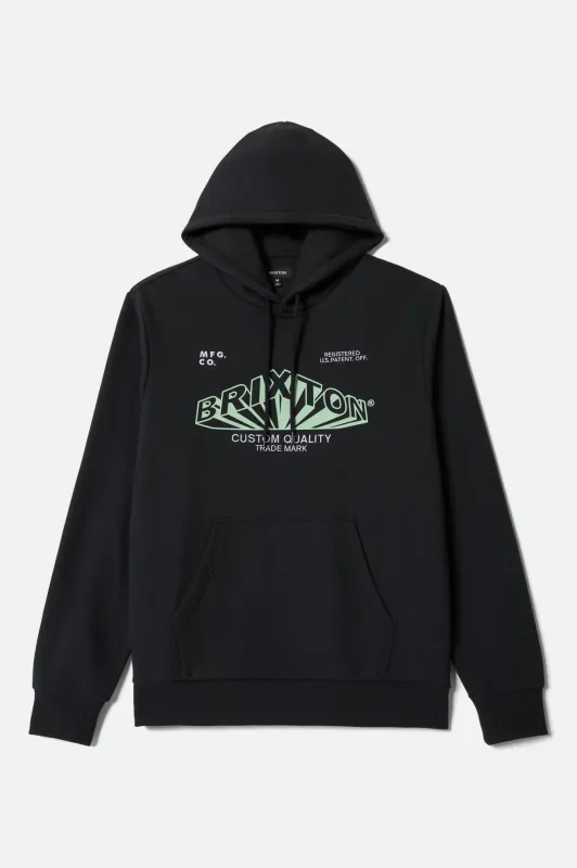 Forman Hoodie - Black sold by Brixton
