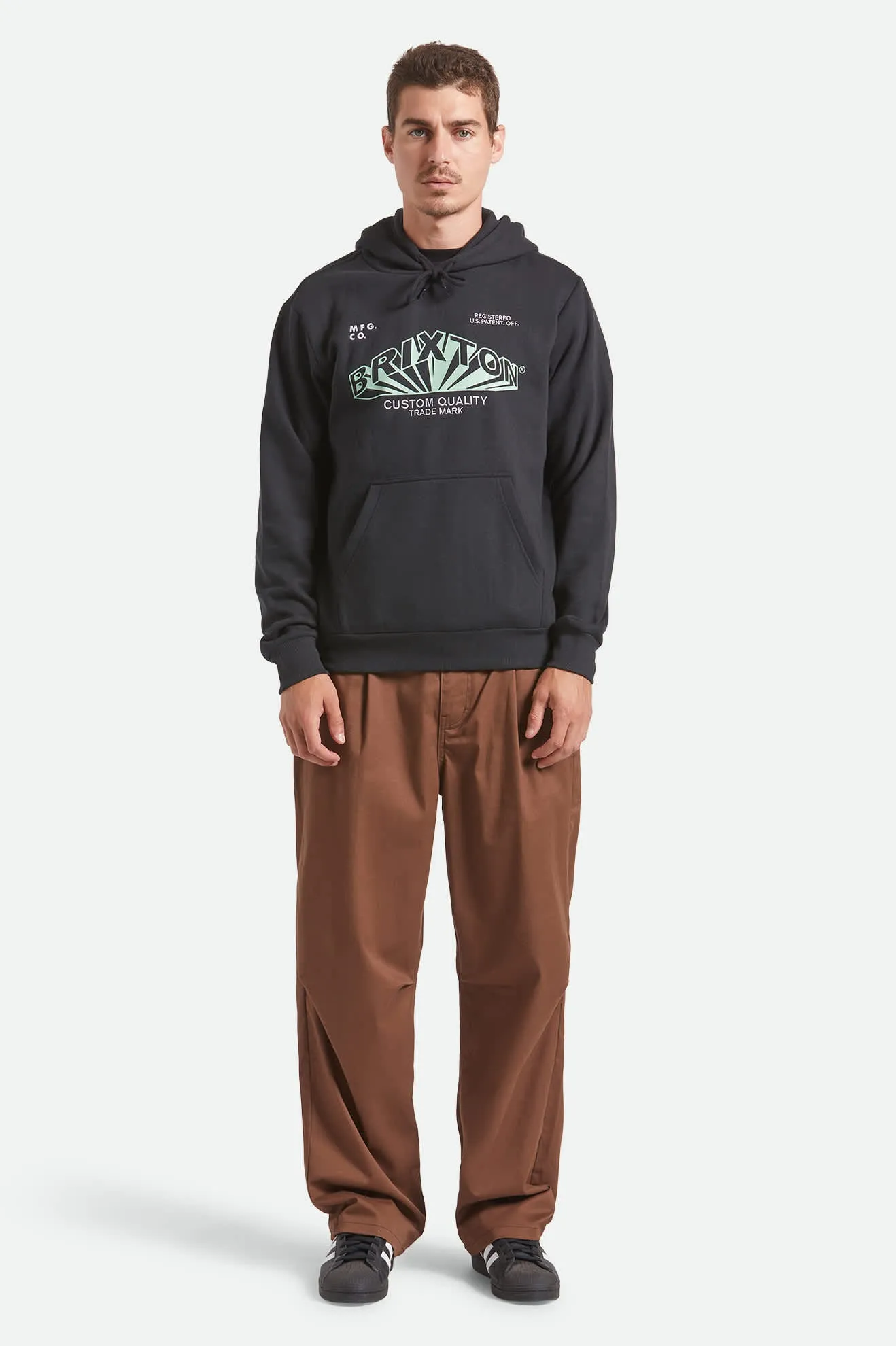 Forman Hoodie - Black sold by Brixton product image thumbnail 5