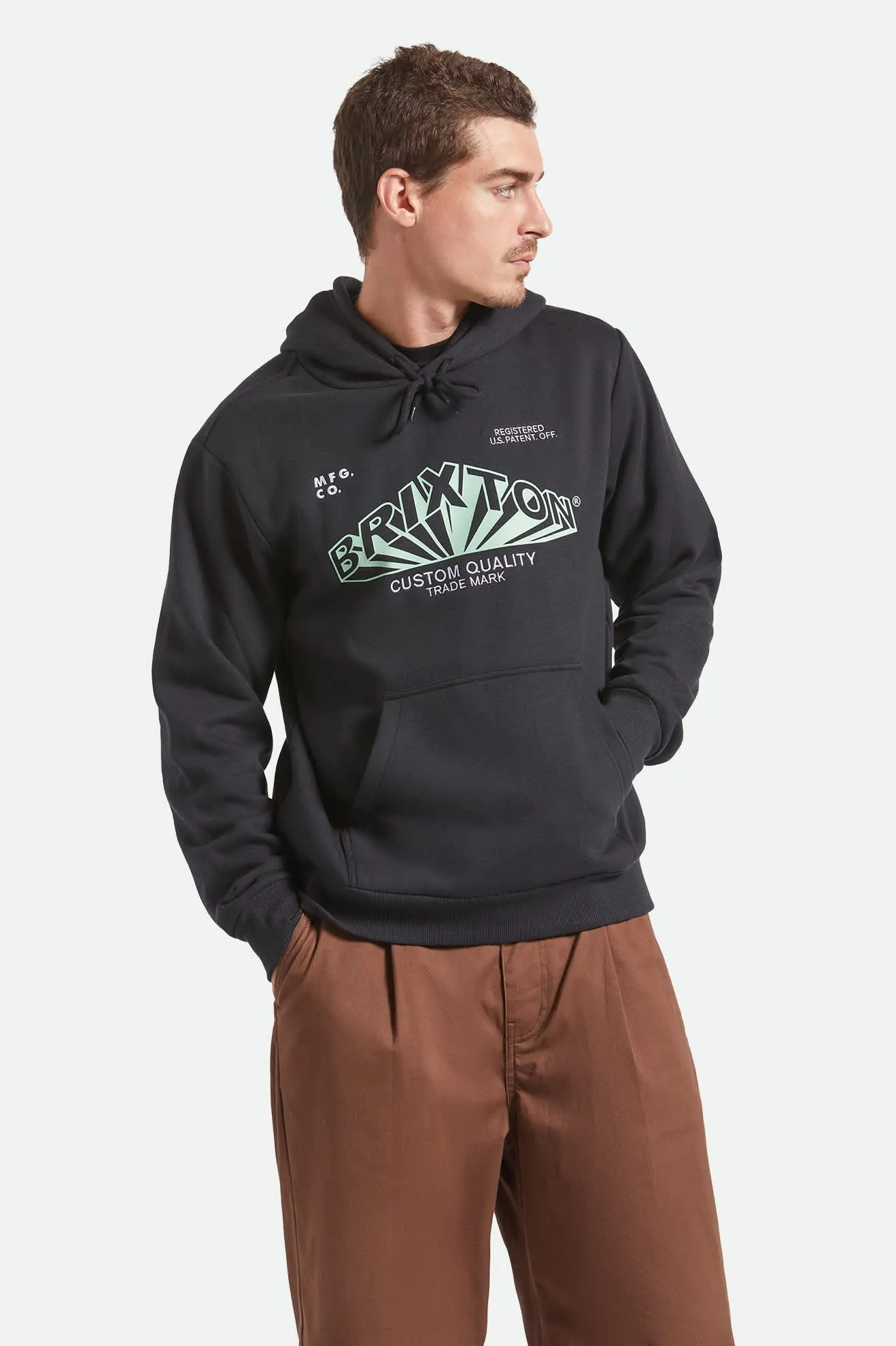 Forman Hoodie - Black sold by Brixton product image thumbnail 2