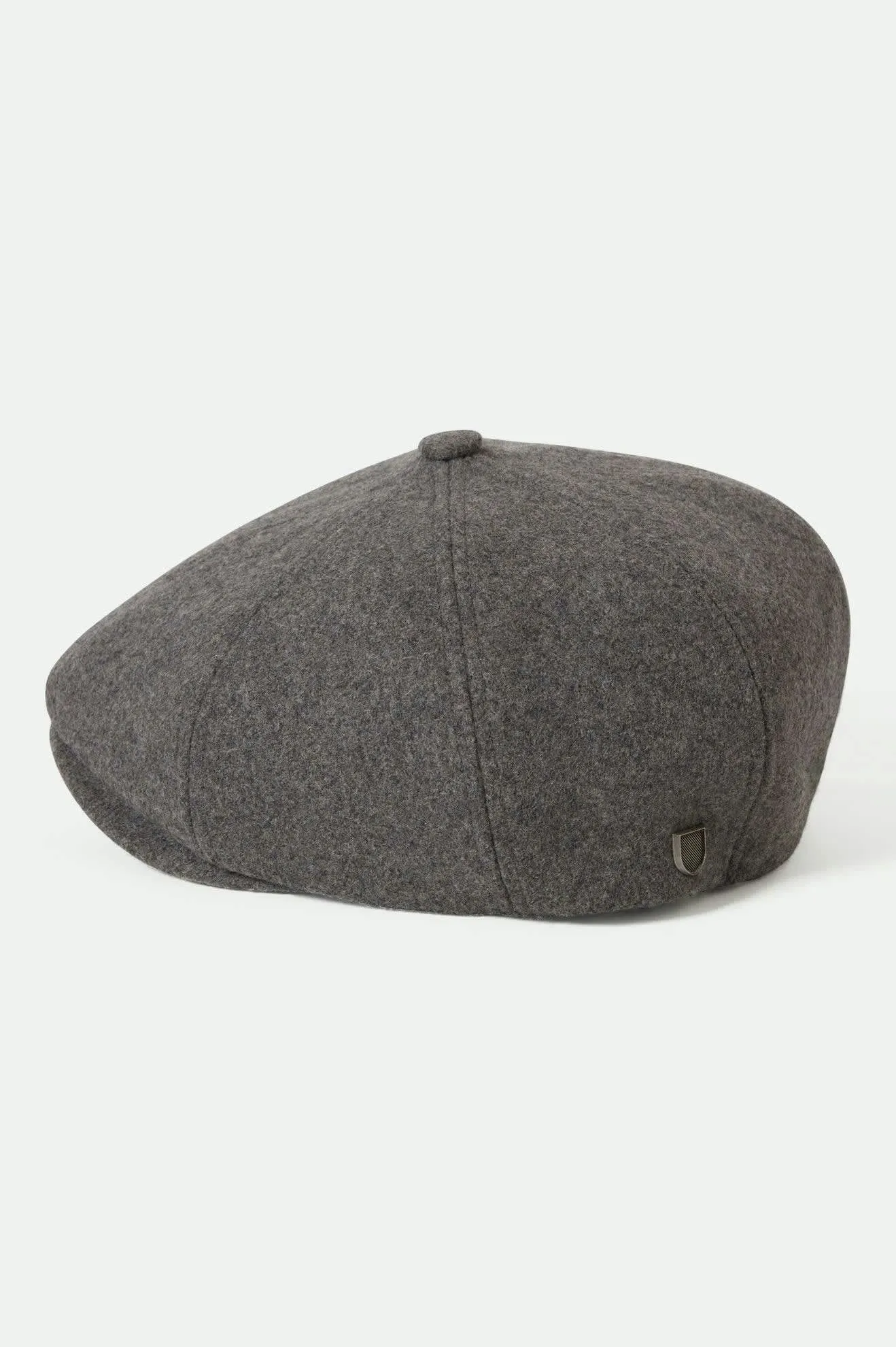 Brood Flannel Snap Cap - Dark Heather Grey/Washed Navy sold by Brixton product image thumbnail 2