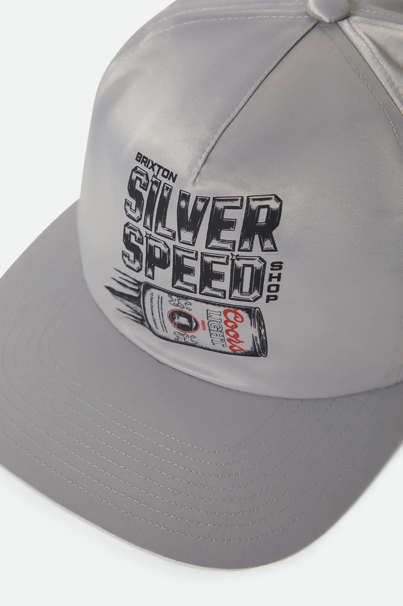 Coors Light Silver Speed Snapback - Silver sold by Brixton product image thumbnail 4