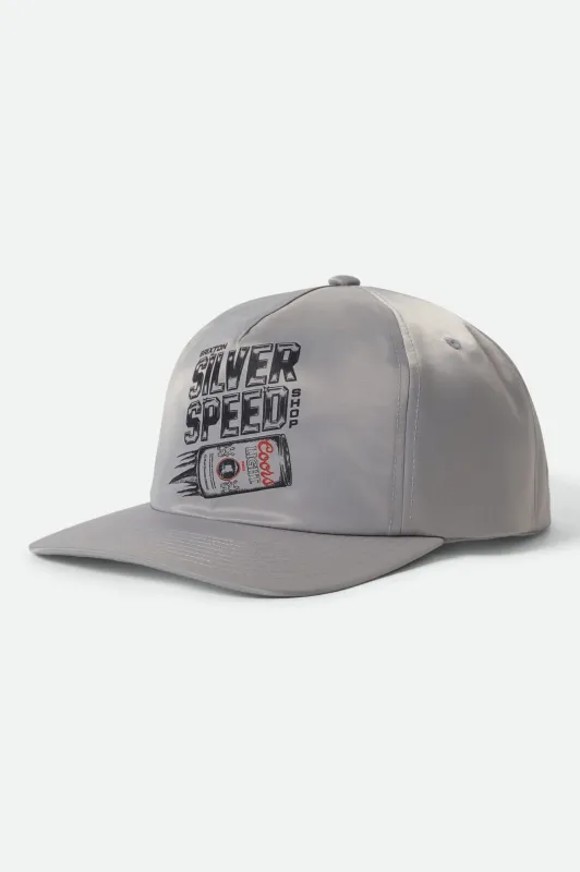 Coors Light Silver Speed Snapback - Silver made by Brixton